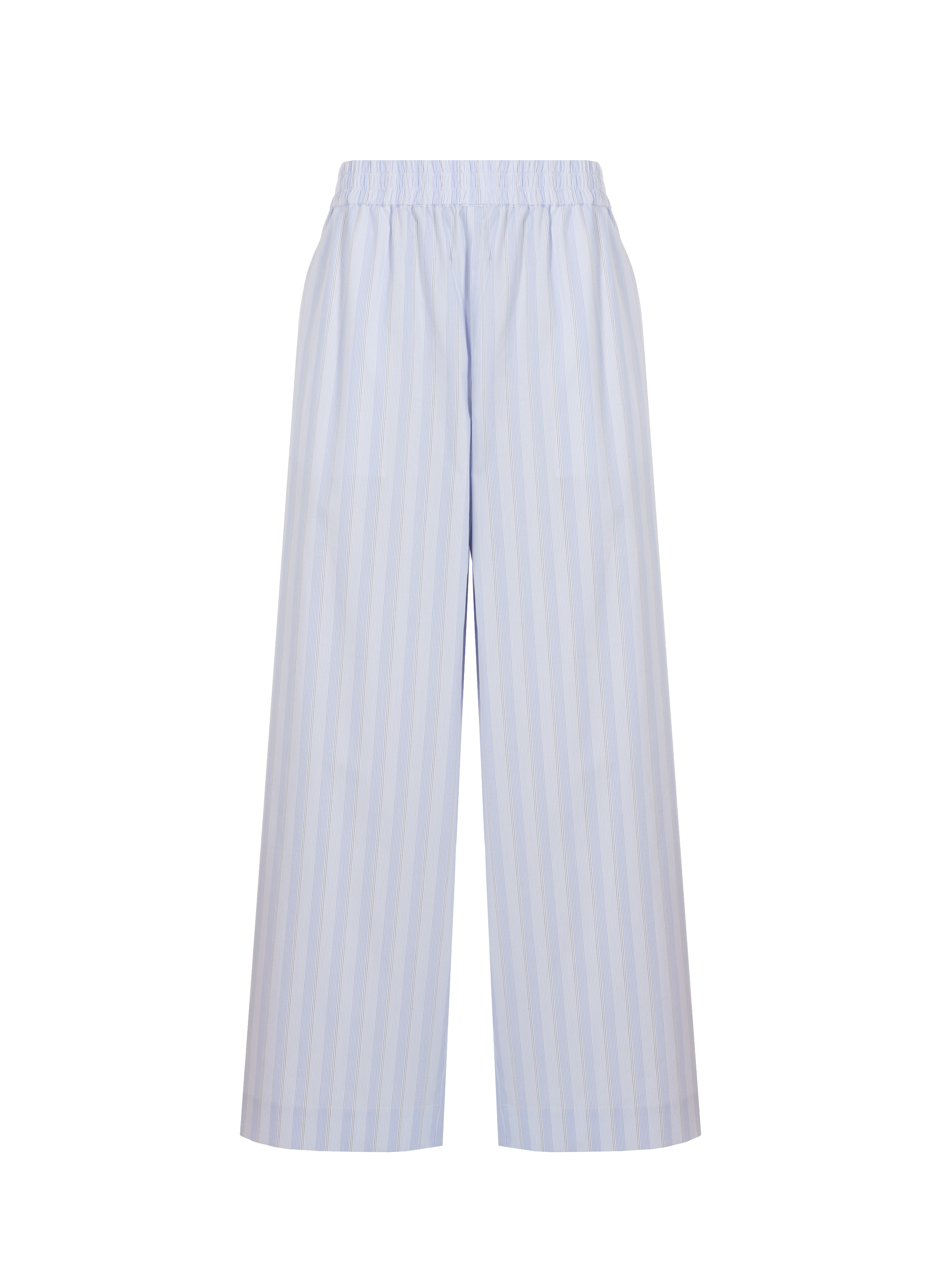 Pantalon à rayures en coton REMAIN Bleu
