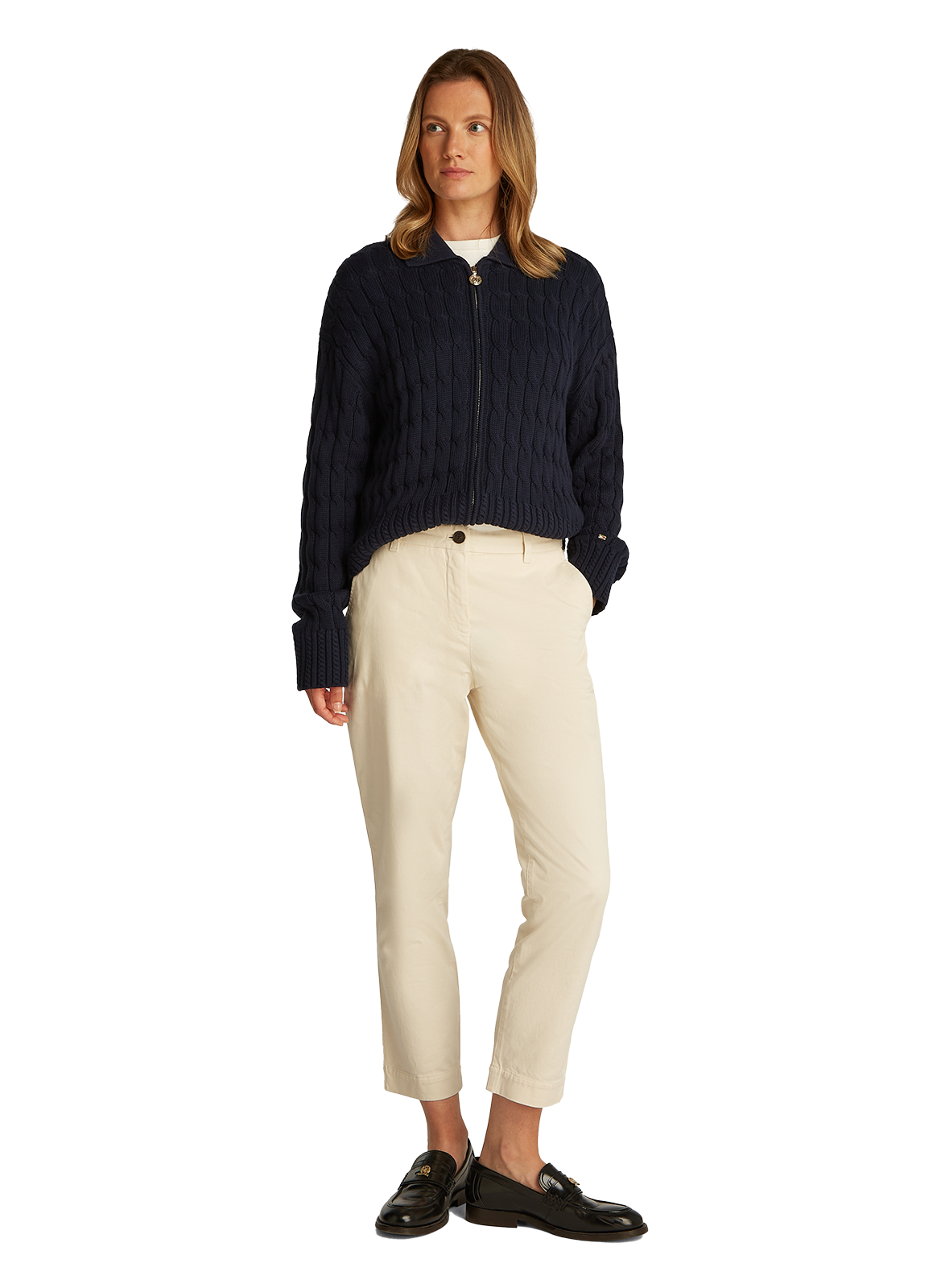 Pantalon cigarette  TOMMY HILFIGER Beige