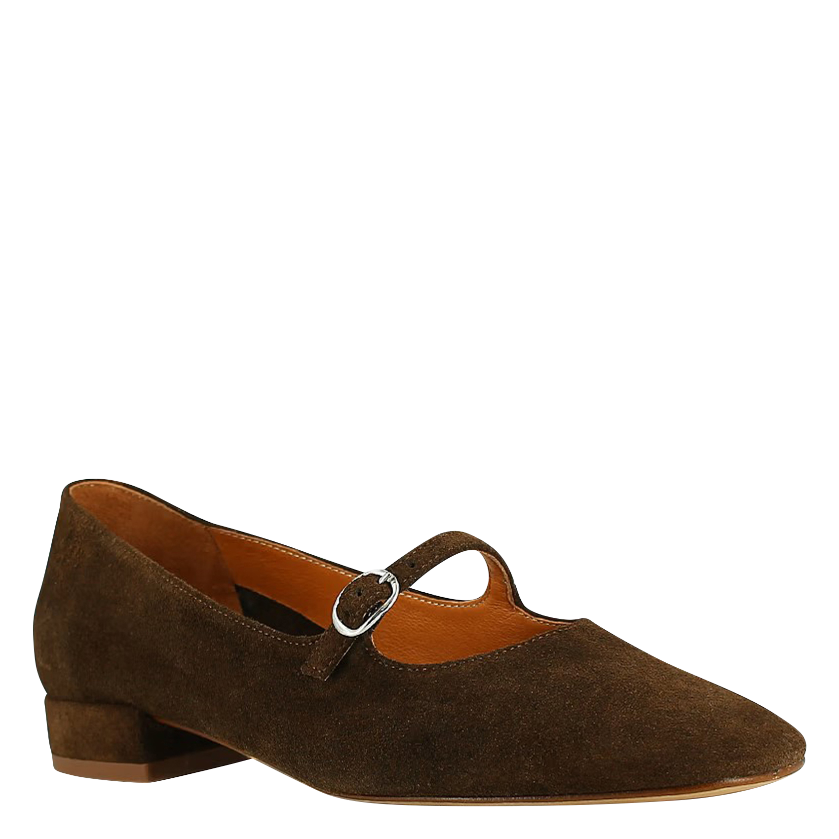 Babies en cuir div JONAK Marron