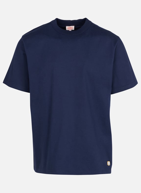Tee-shirt droit ras du cou en coton bio callac Bleu by ARMOR-LUX ARMOR-LUX Tee-shirt droit ras du cou en coton bio callac Bleu