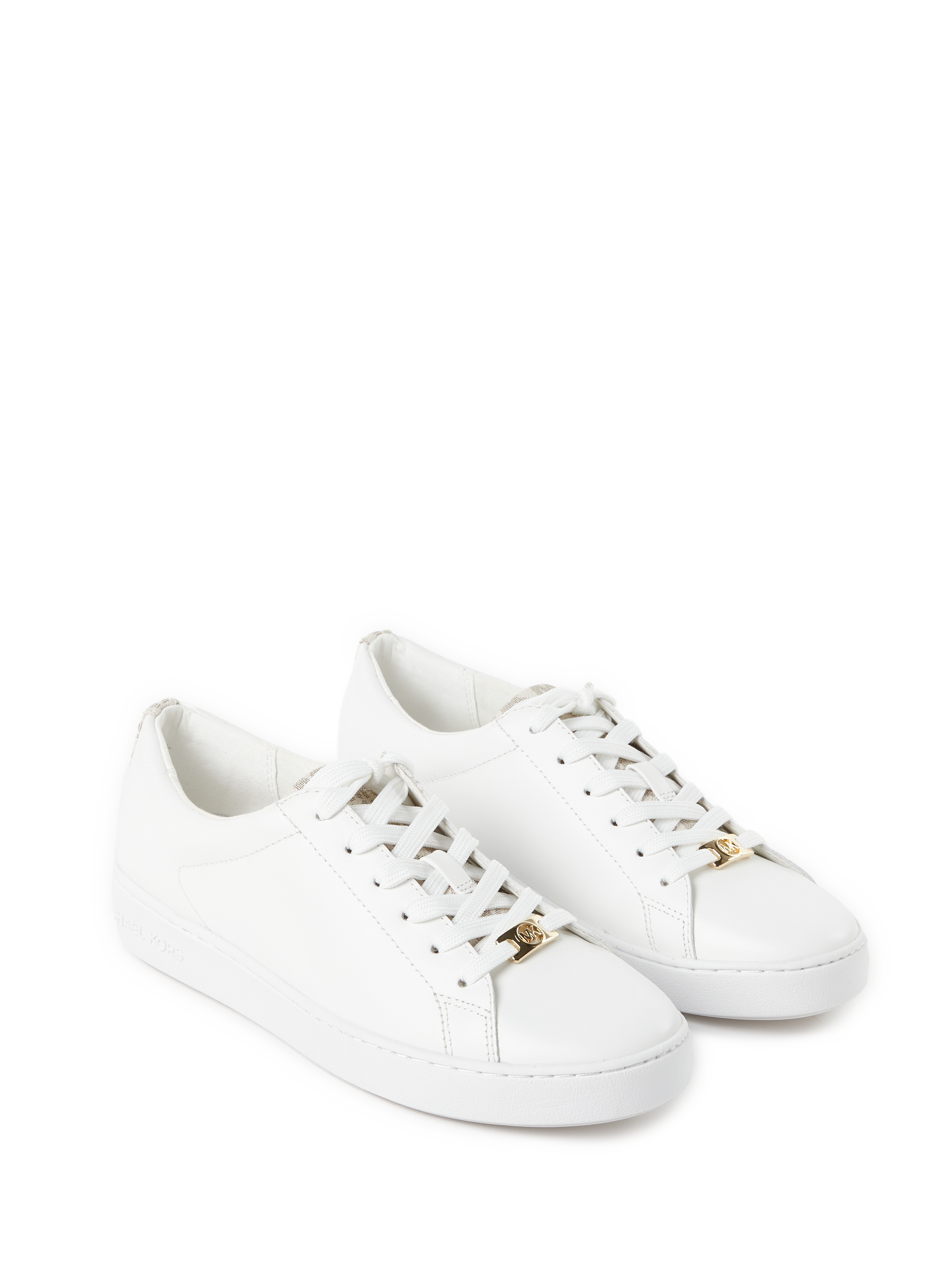 Baskets Keaton en cuir MICHAEL KORS Blanc