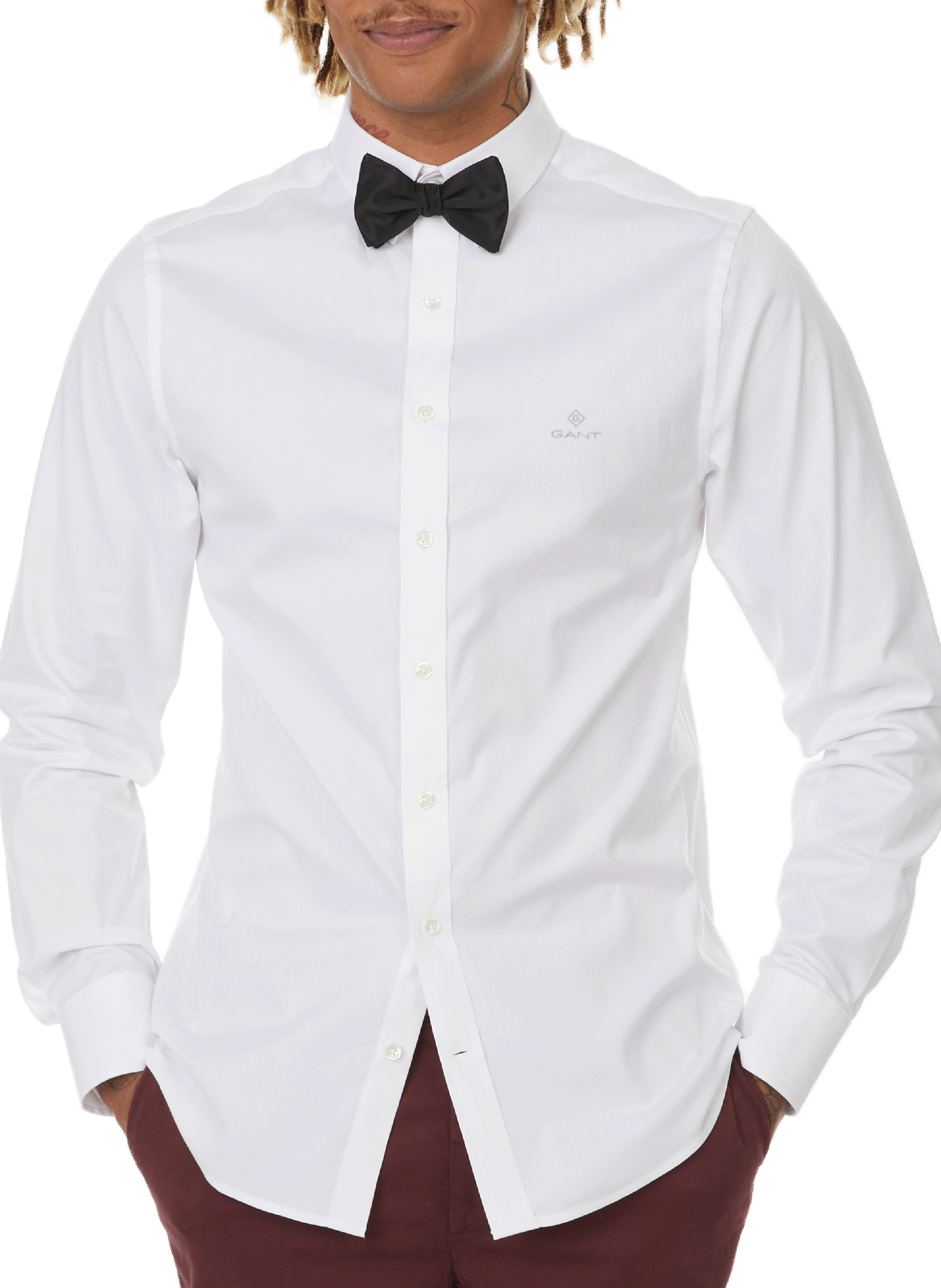 Silk bow tie  EMPORIO ARMANI Black