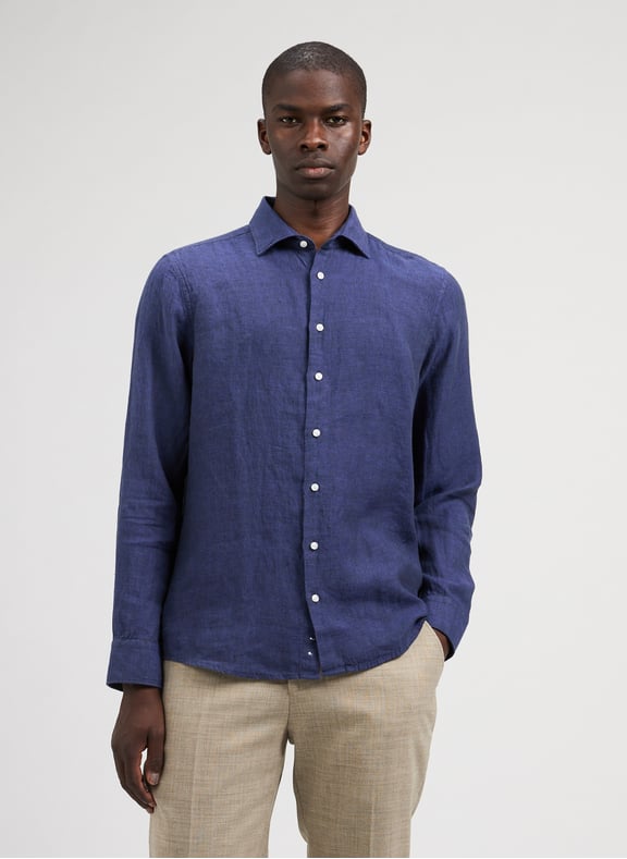 Linen shirt Blue by SEIDENSTICKER SEIDENSTICKER Linen shirt Blue