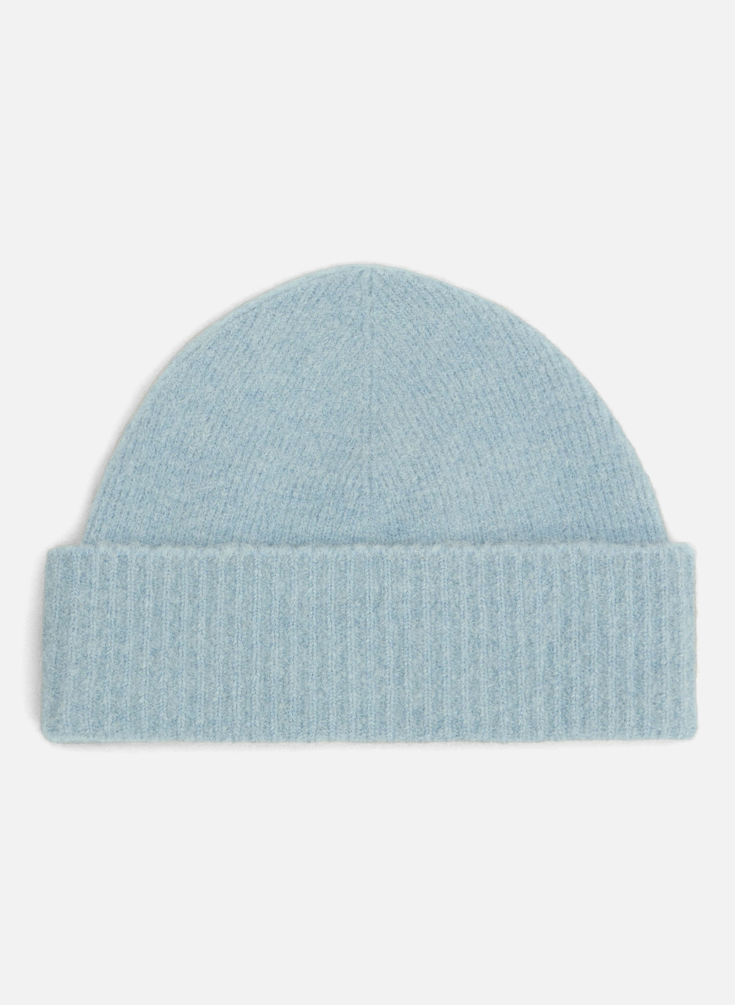 Bonnet ami de coeur en alpaga rayé unisexe AMI PARIS Bleu