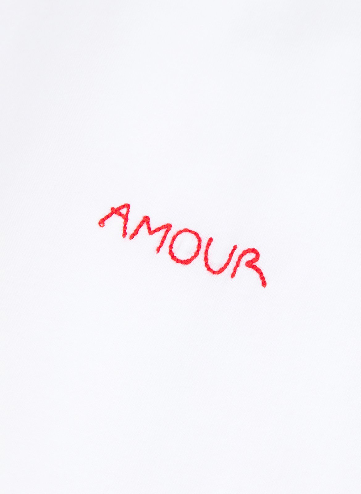 Popincourt ?Amour? cotton T-shirt White