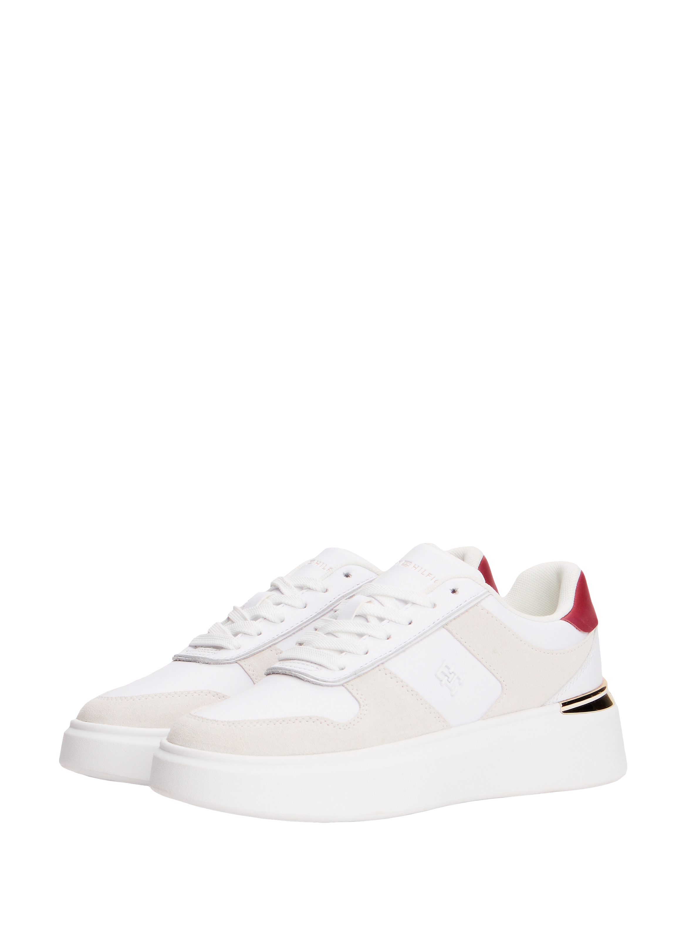 Leather sneakers TOMMY HILFIGER White