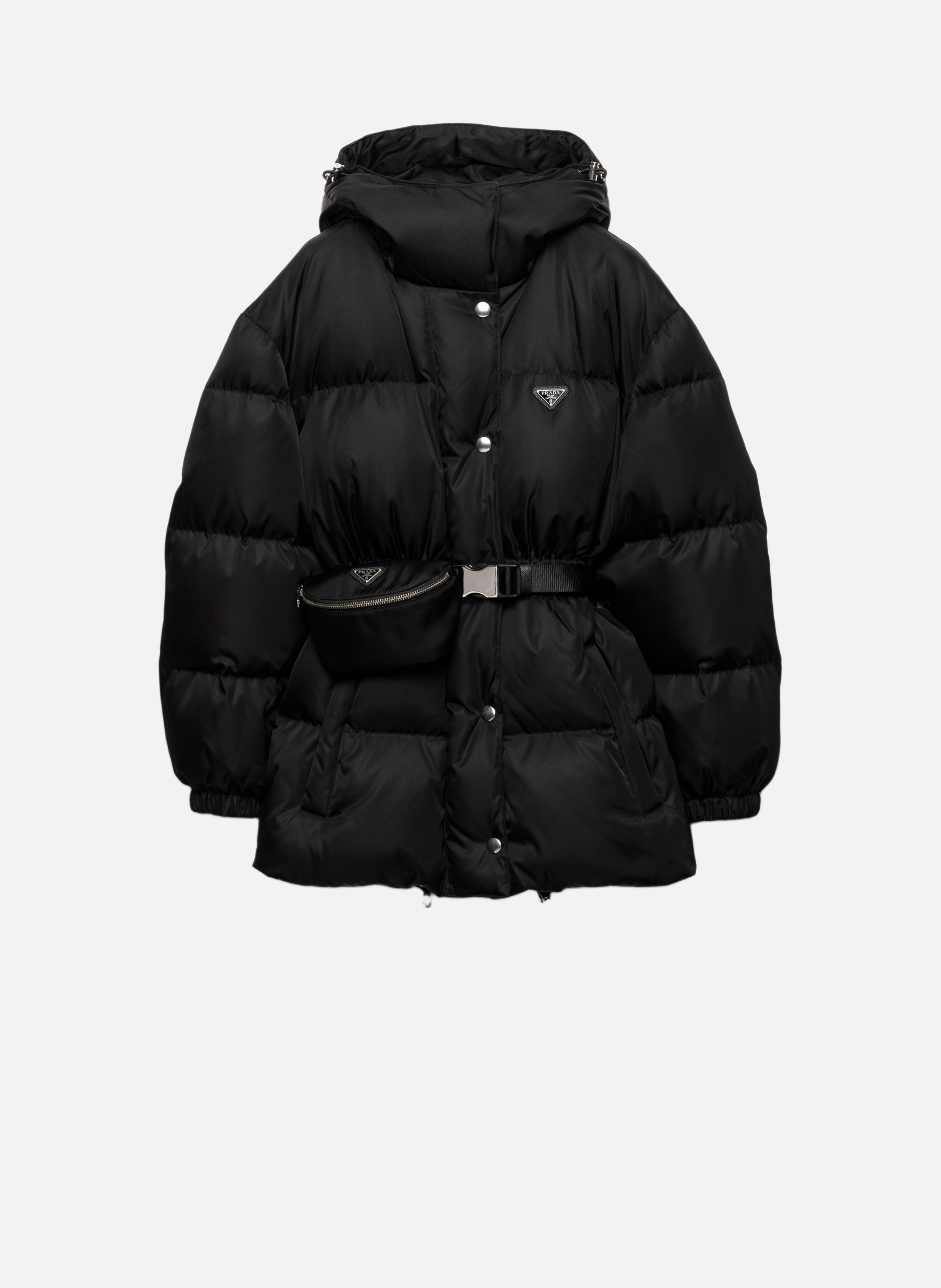 Doudoune en re-nylon PRADA Noir