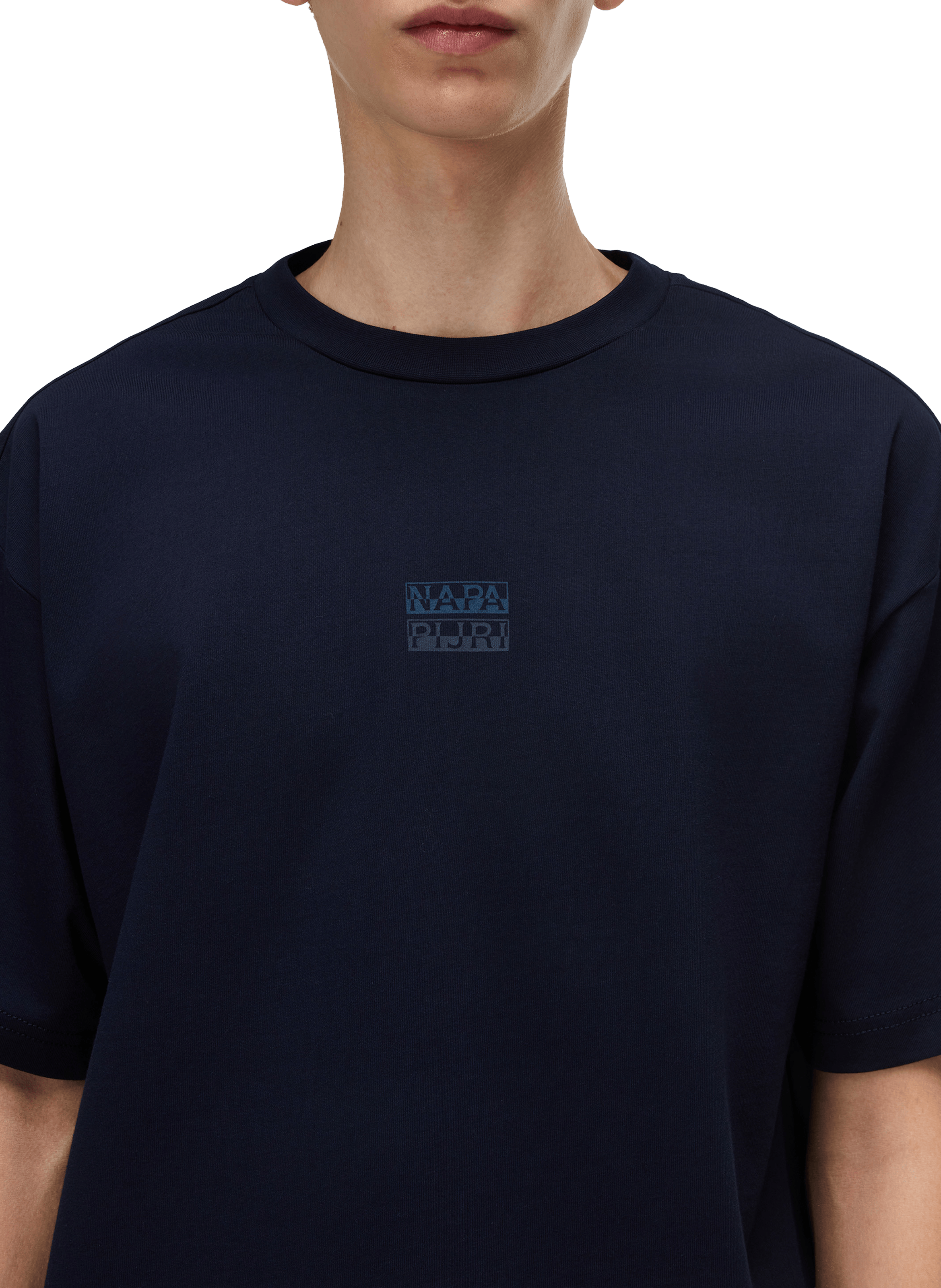 Classic Cotton T-Shirt NAPAPIJRI Blue