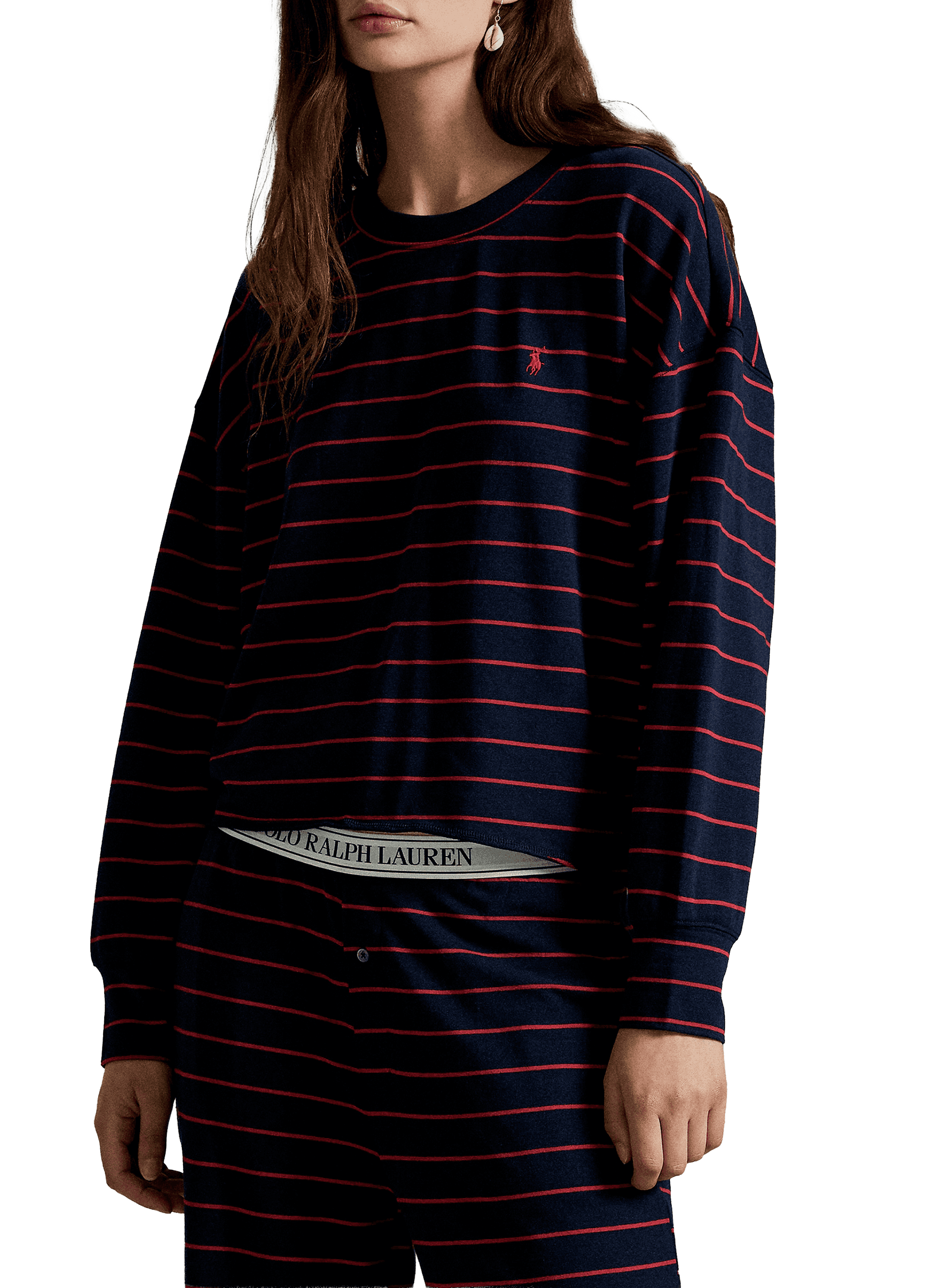 Ensemble de pyjama à rayures POLO RALPH LAUREN Bleu