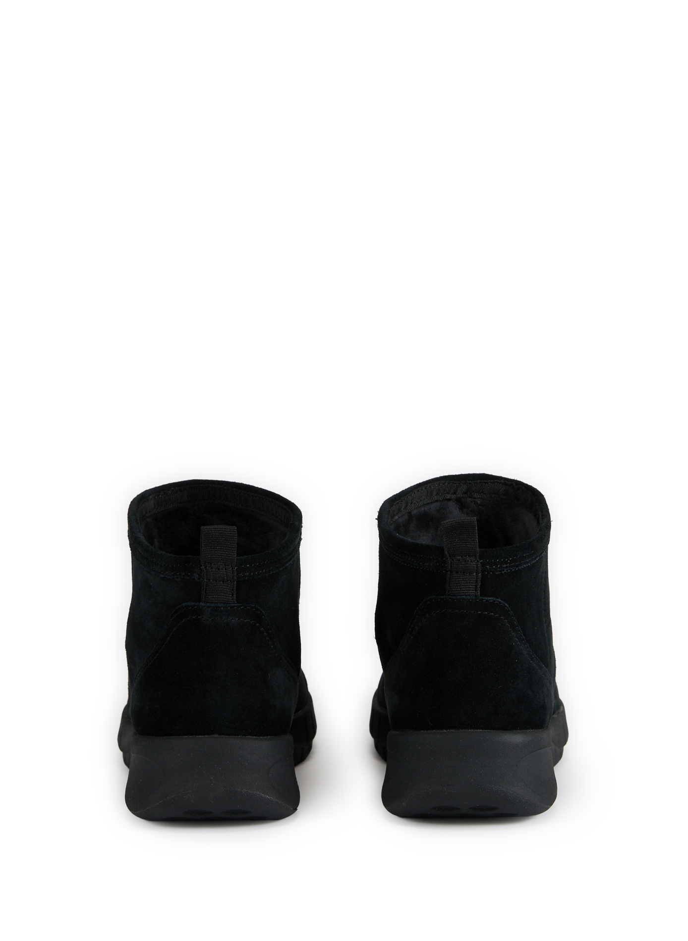 Suede leather boots GEOX Black