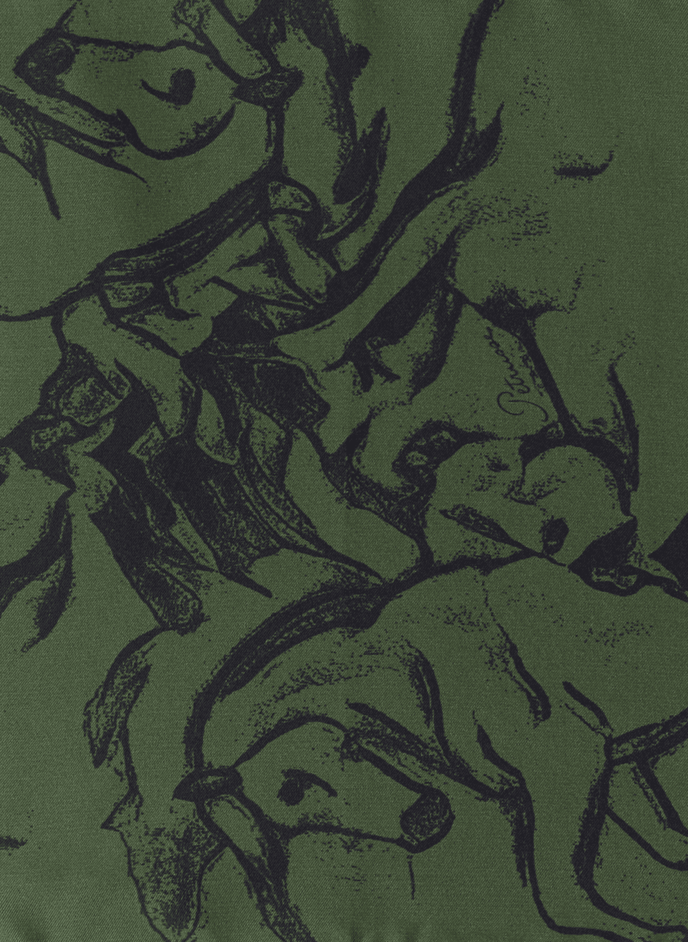 Printed silk square scarf PETRUSSE Multicolour