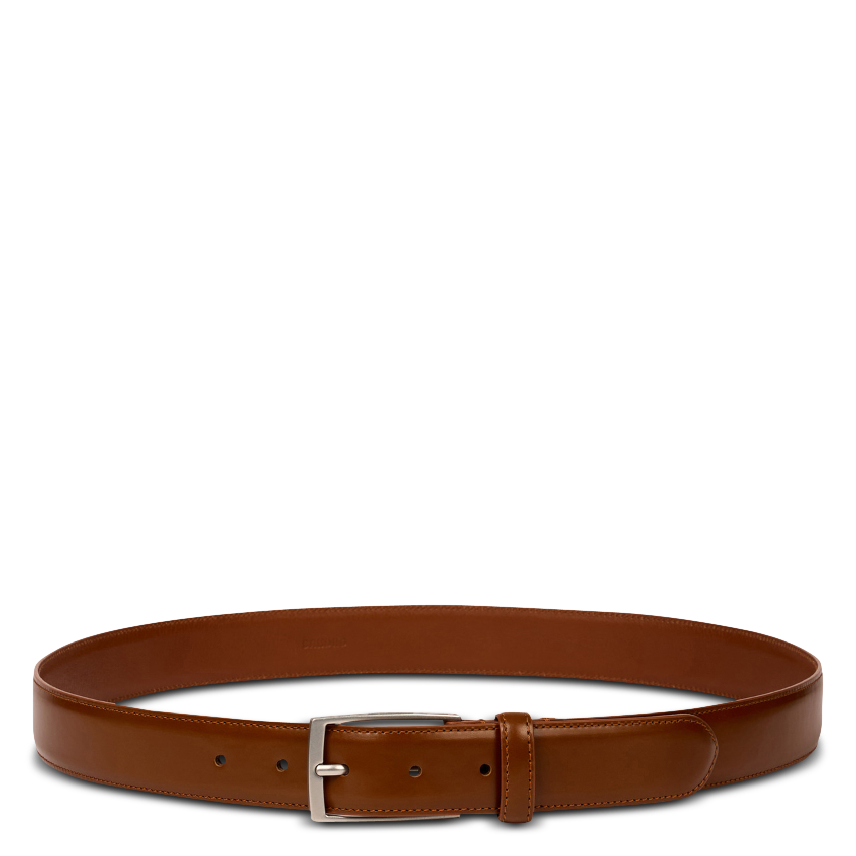 Ceinture à boucle en cuir glacé SANDRO Marron