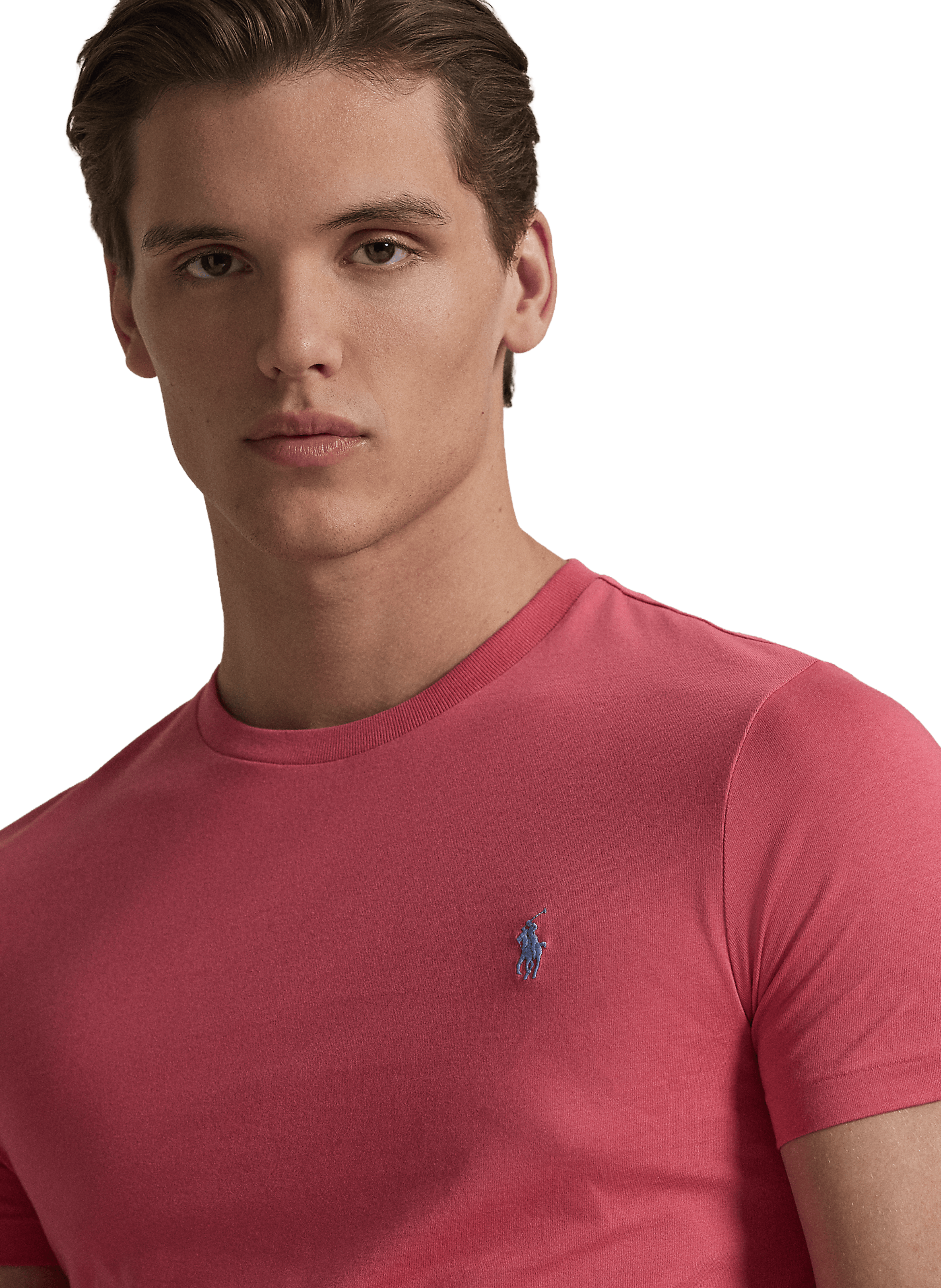 Cotton round-neck T-shirt POLO RALPH LAUREN Red