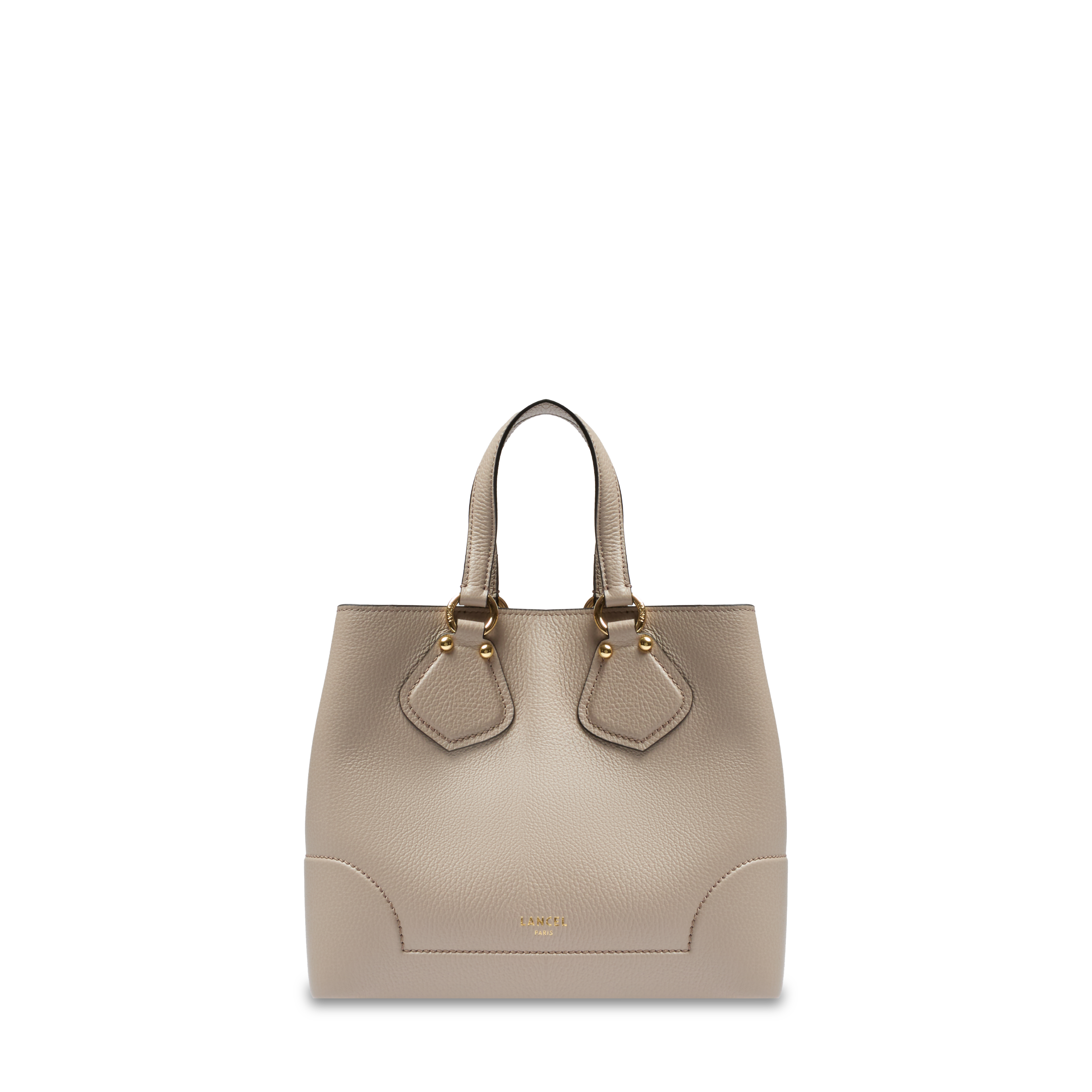 Sac carryall zippé s neo izy de lancel en cuir LANCEL Gris