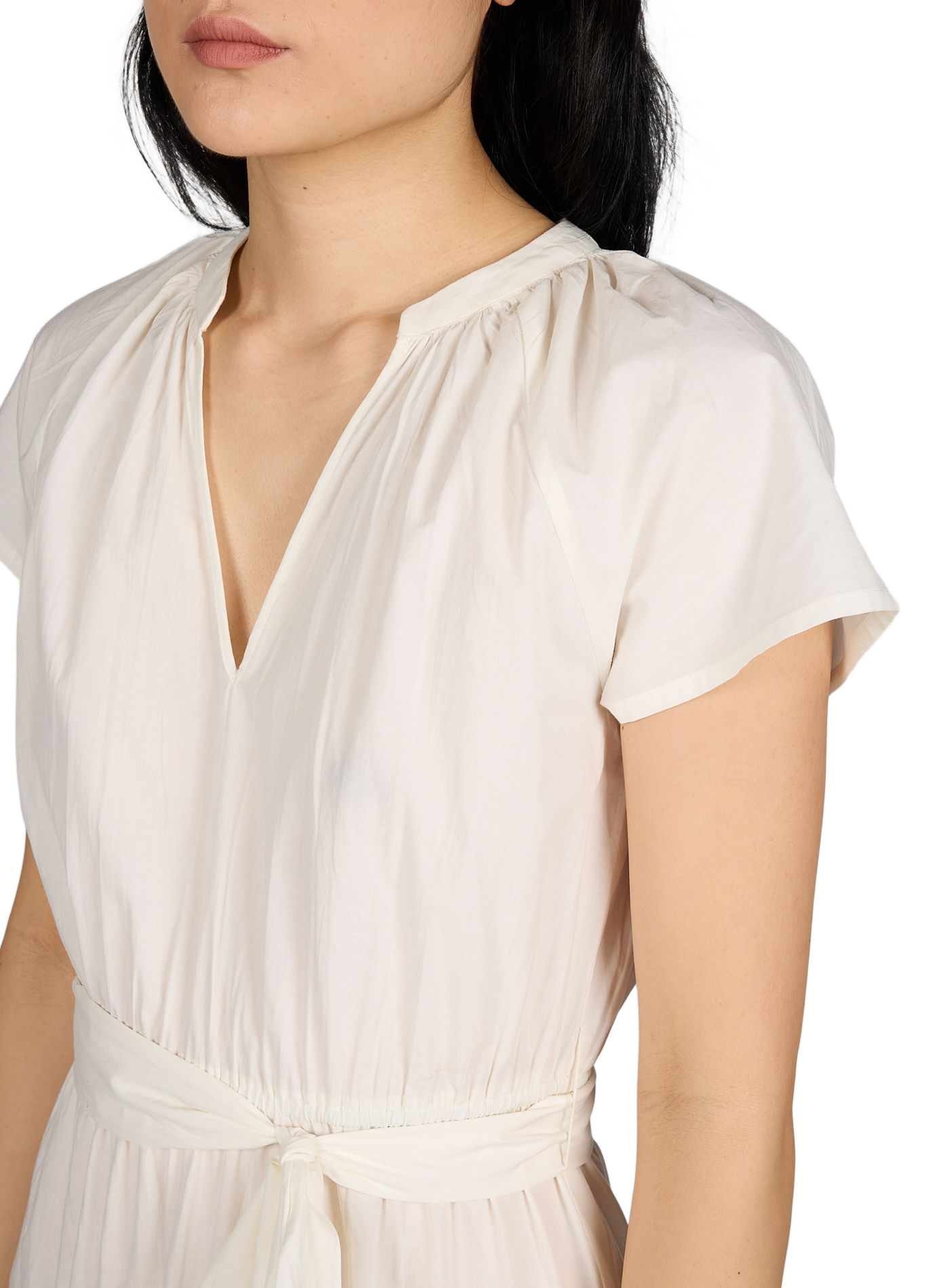 Robe Rachel en coton  PETITE MENDIGOTE Blanc