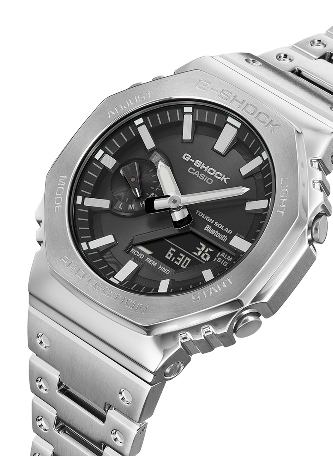 Montre quartz en acier CASIO Argent
