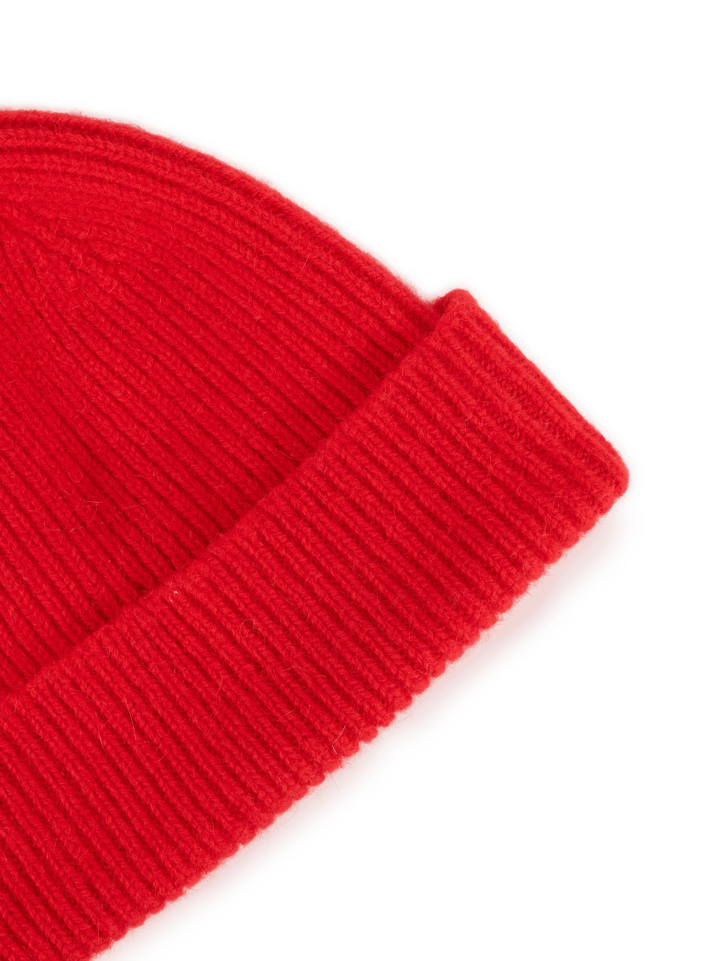 Beanie en laine et angora MACKIE Rouge