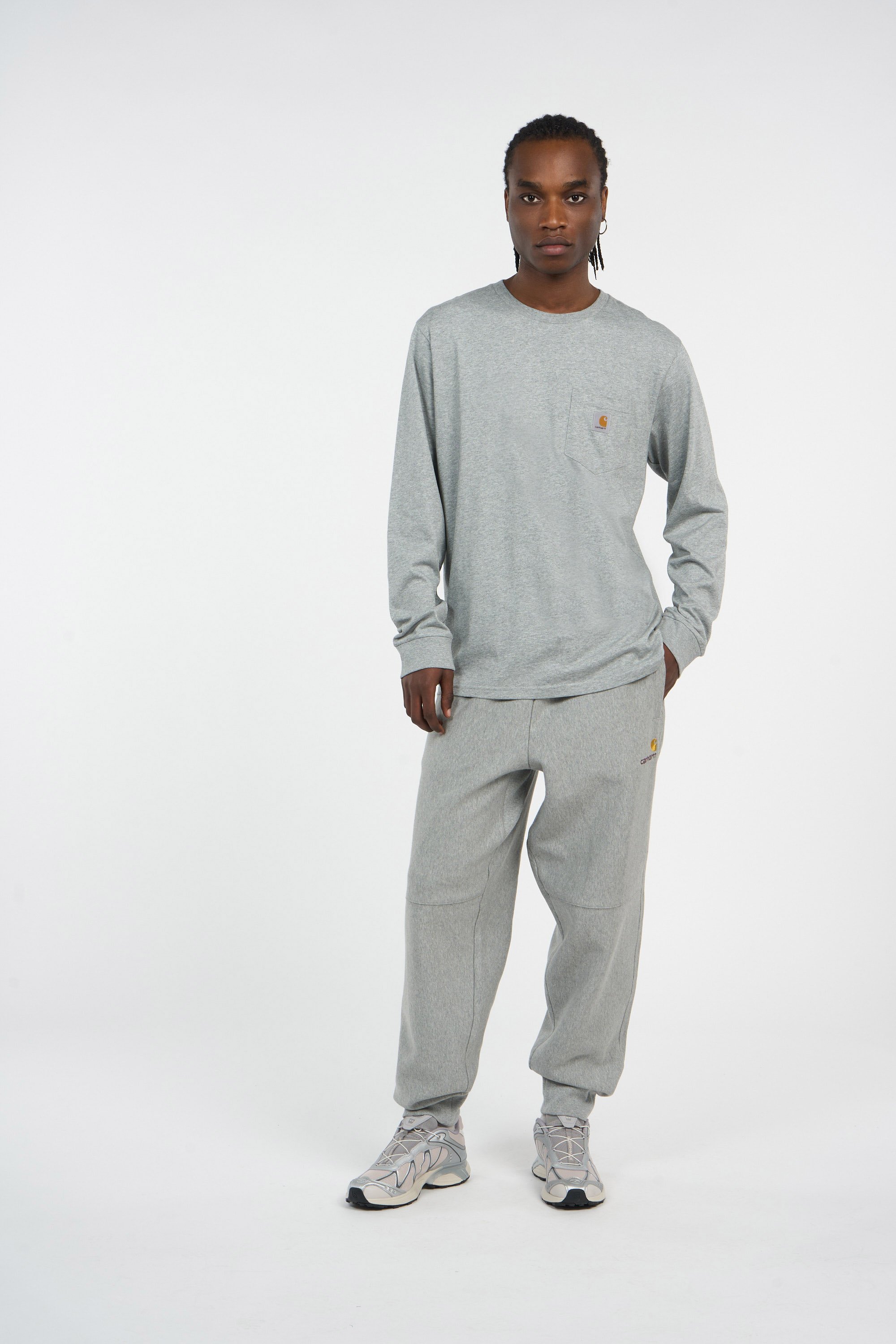 Jogging american script CARHARTT WIP Gris