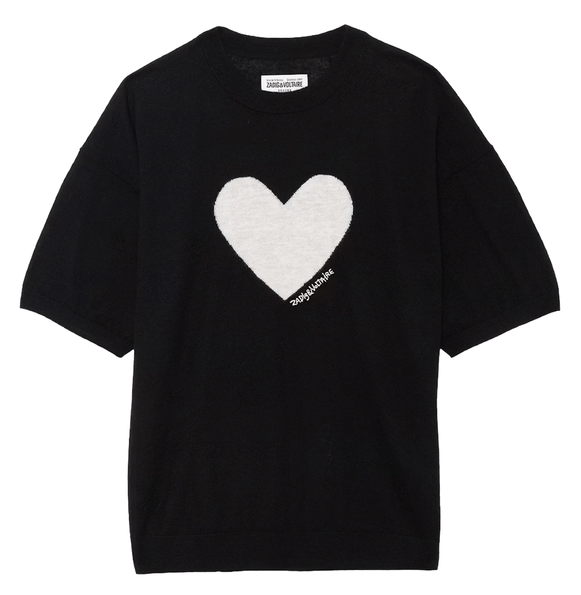 Pull droit en cachemire idaz ZADIG&VOLTAIRE Noir
