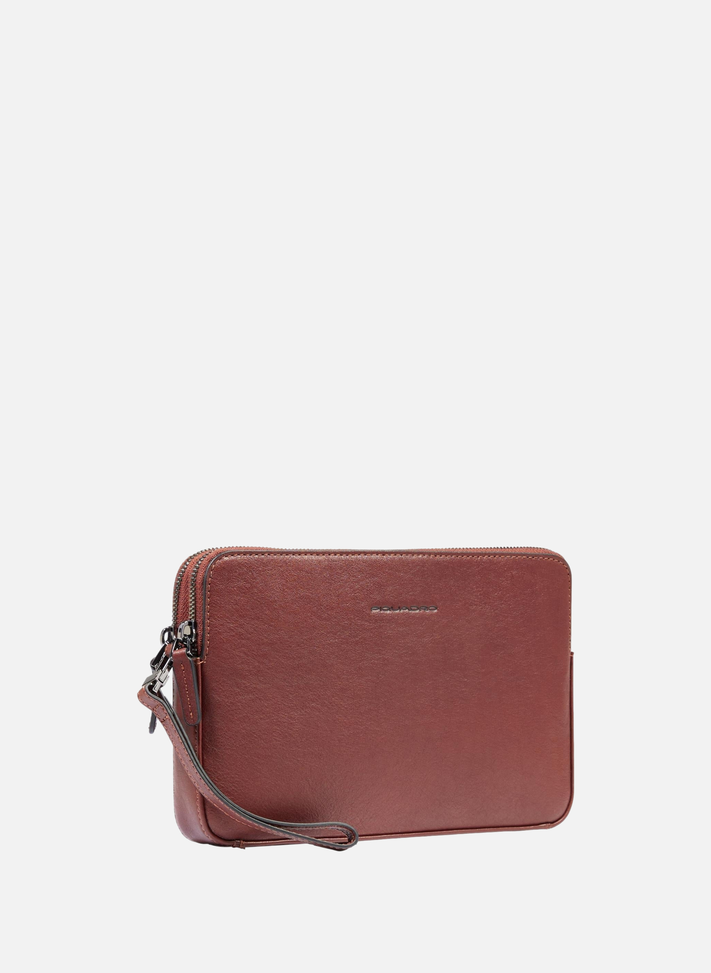 Mannentasje PIQUADRO Bruin