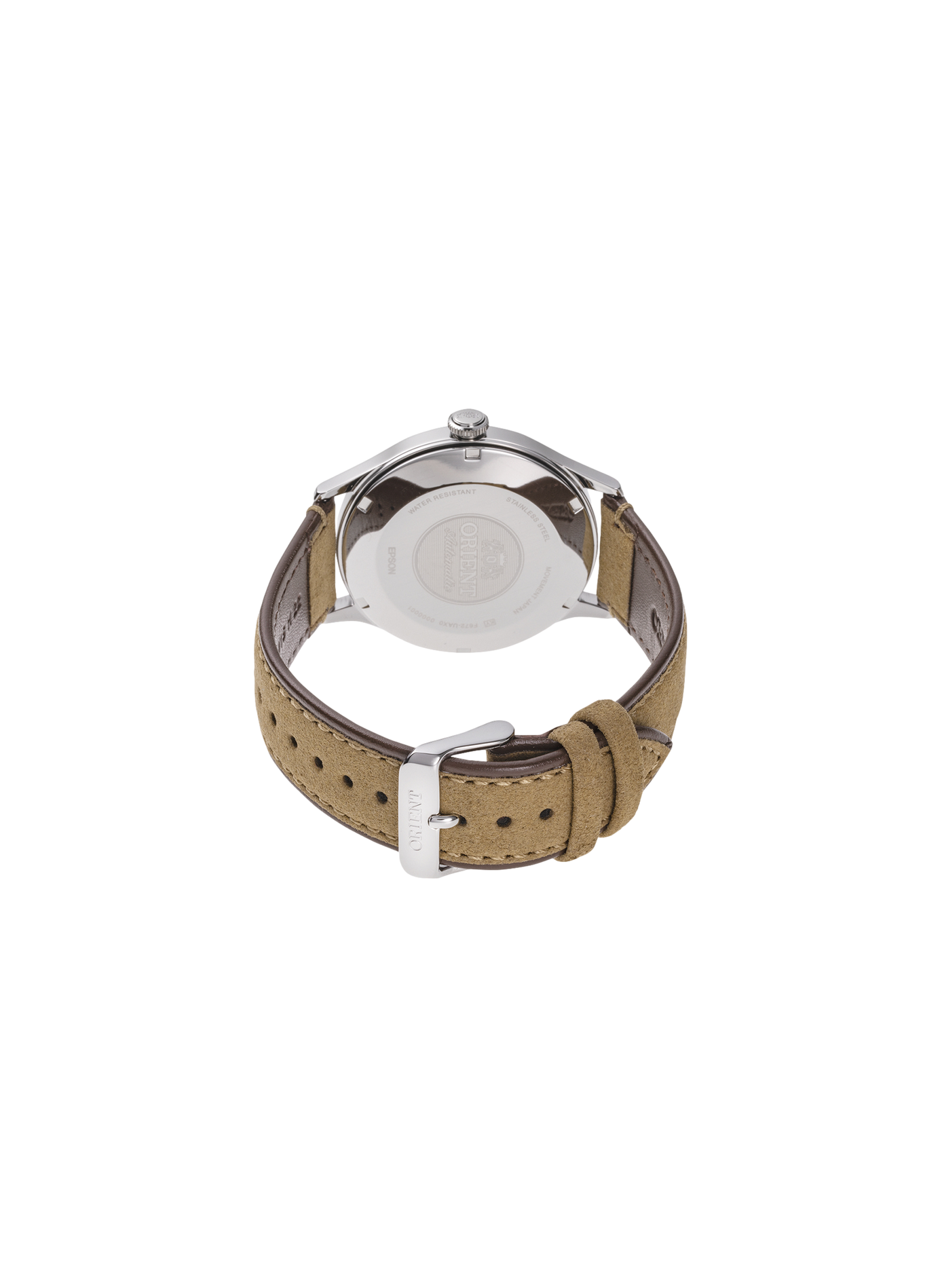 Automatic Watch Stretto Sun & Moon in leather ORIENT Green