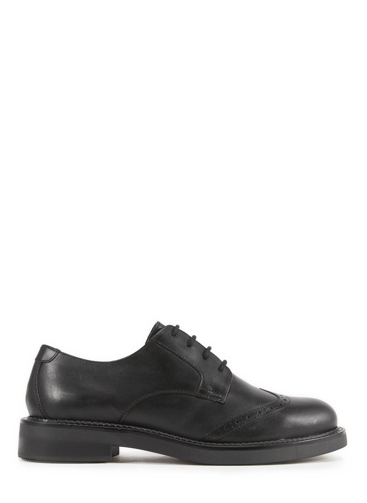 Richelieu en cuir GEOX Noir