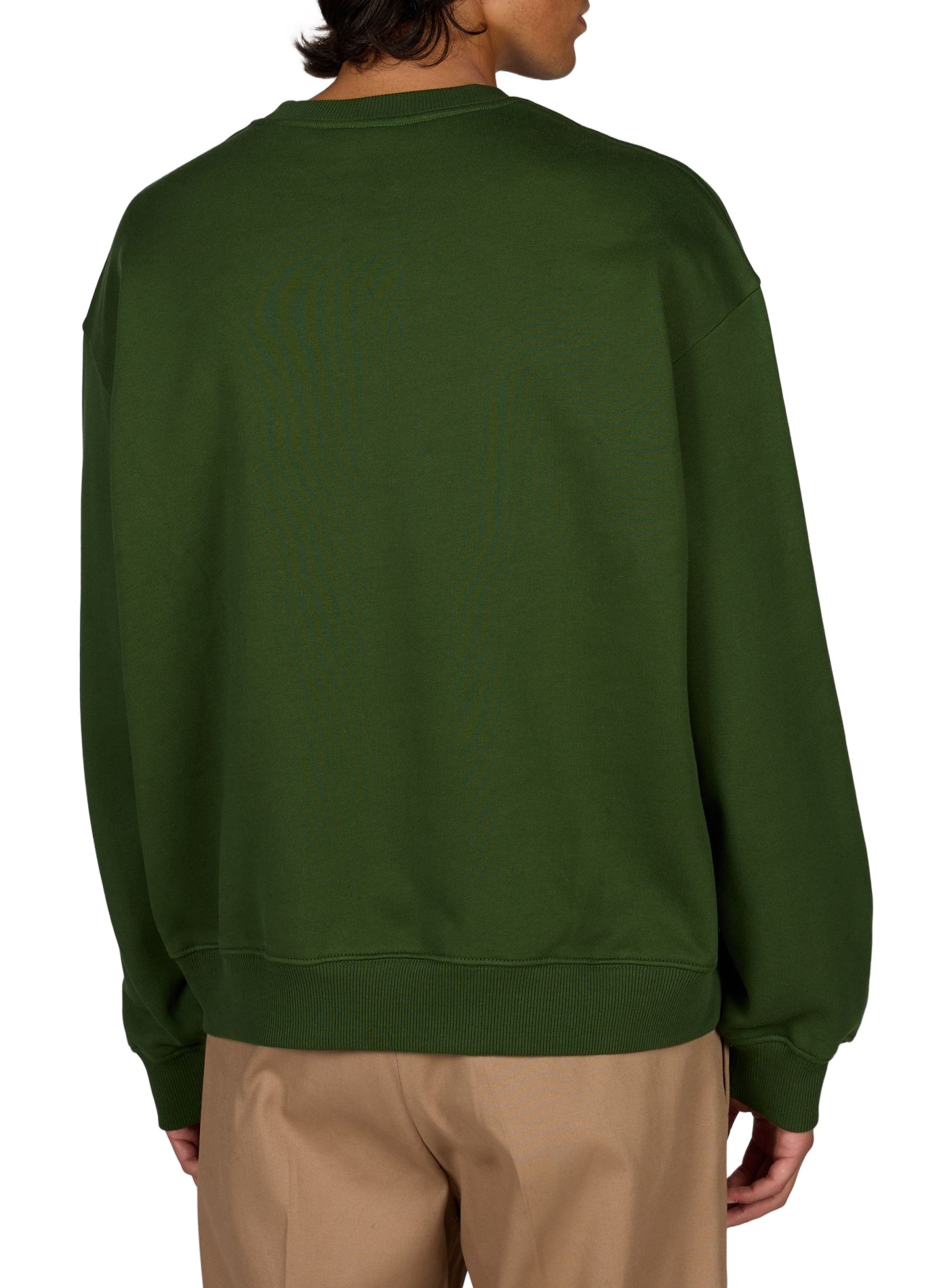 Round-neck cotton jumper NN.07 Green