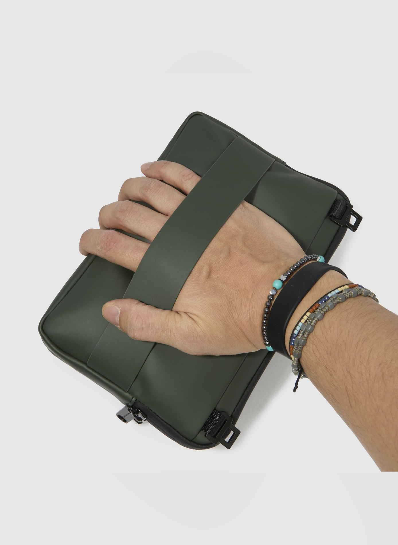 Pochette déperlante pour ipad®mini PIQUADRO Vert