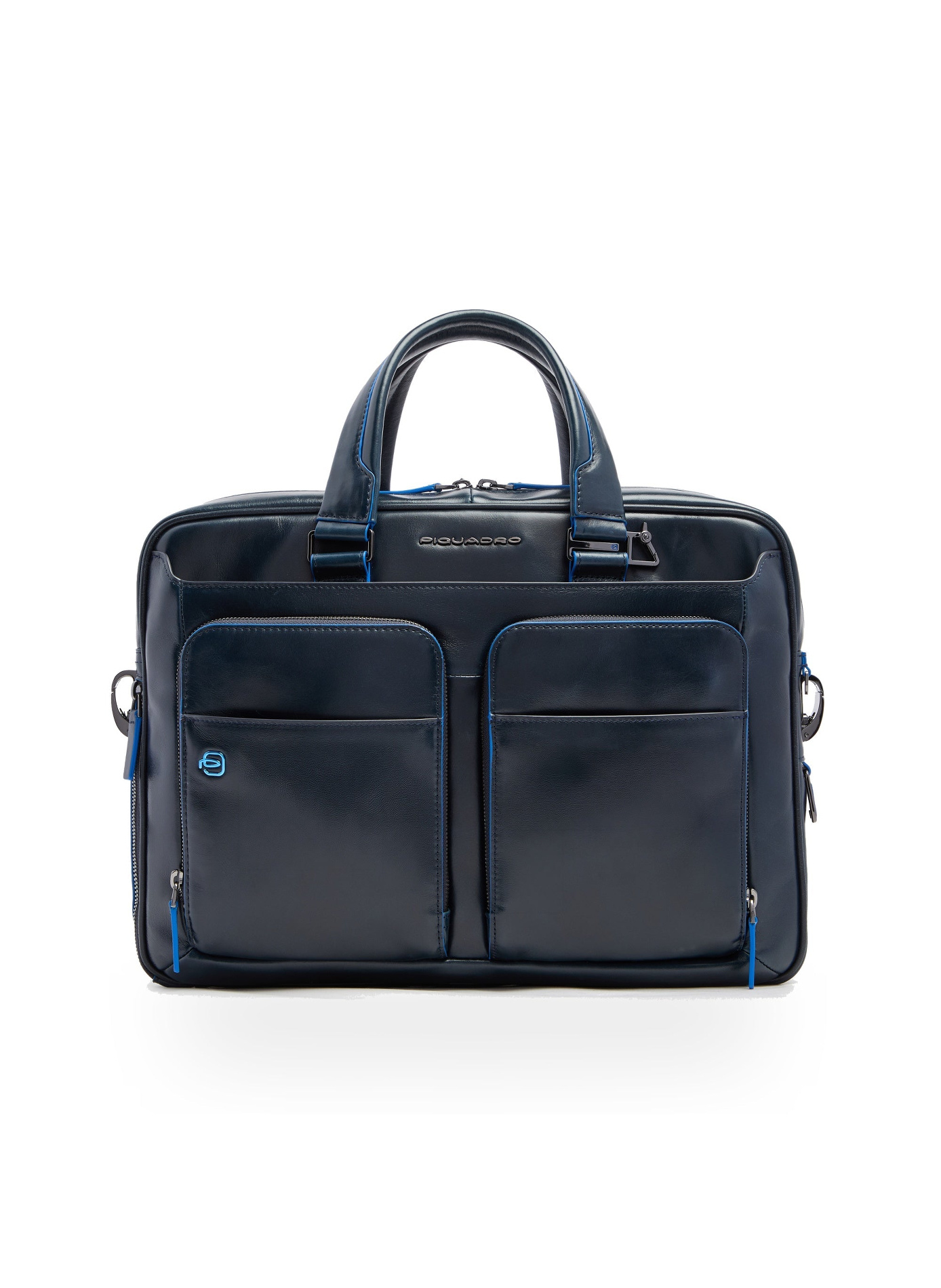 Sac d'ordinateur 15" personnalisable PIQUADRO Bleu