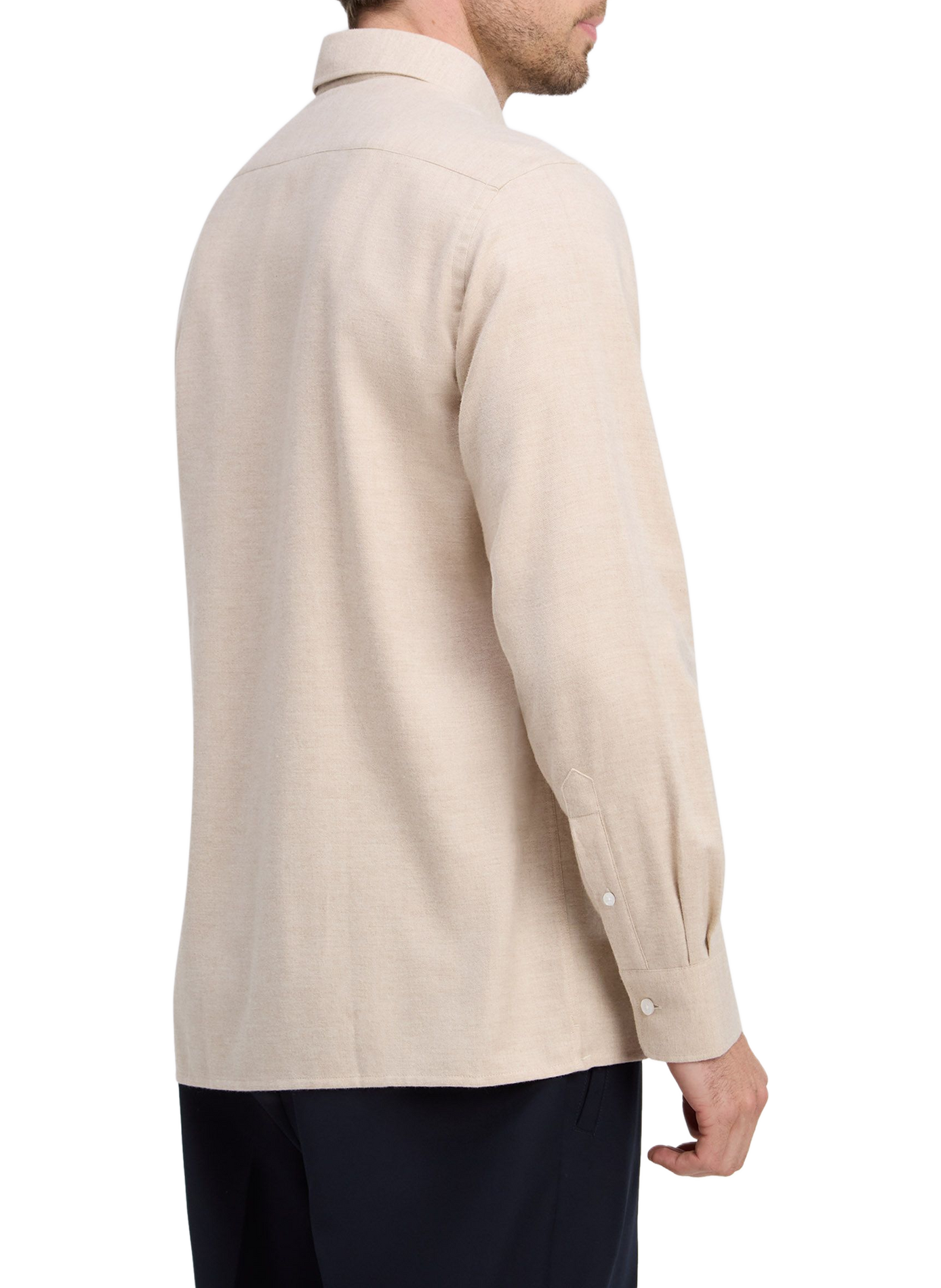 Chemise droite à logo brodé en coton EDEN PARK Braun