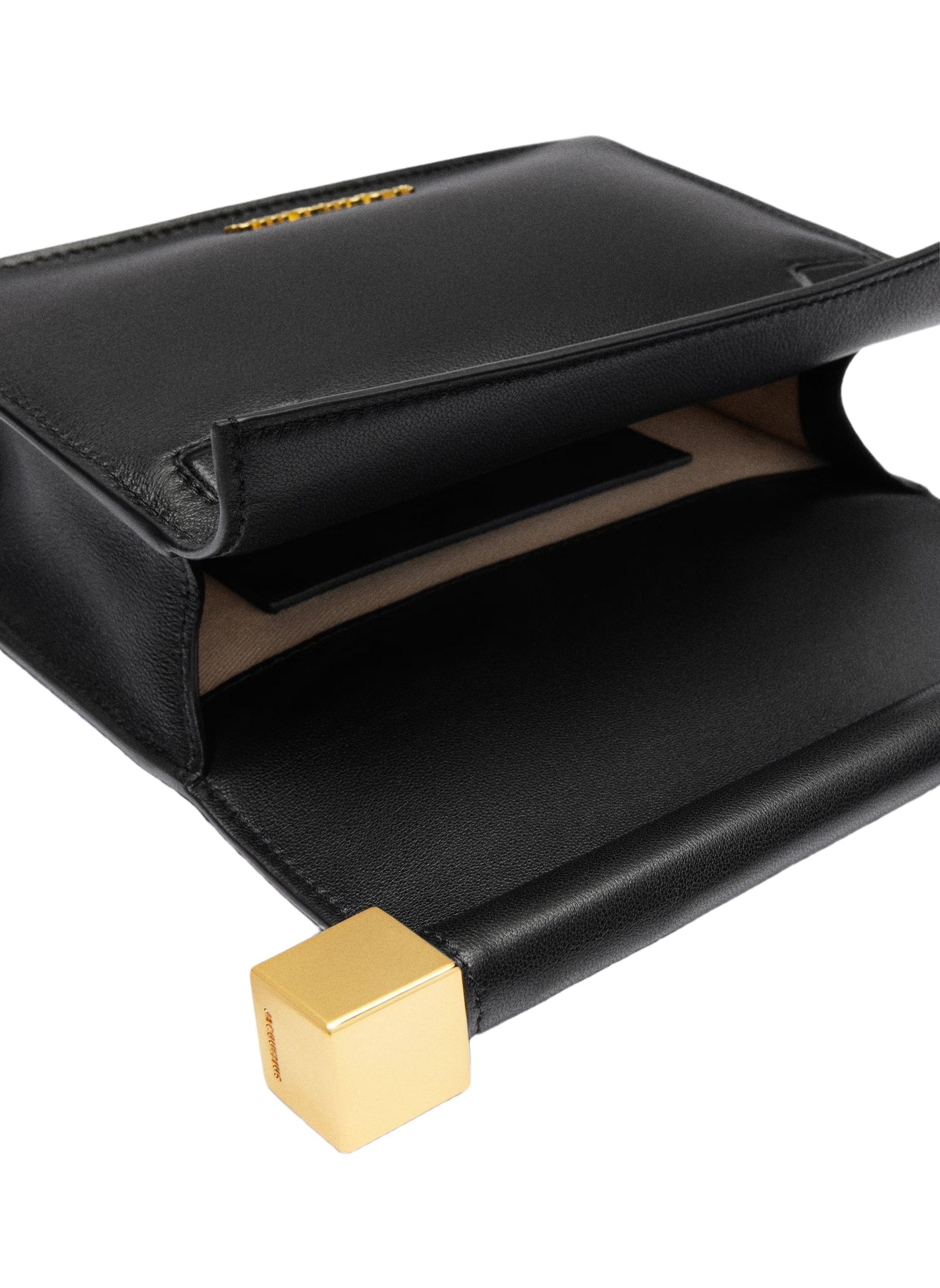 La pequeña bolsa redonda cuadrada JACQUEMUS Negro