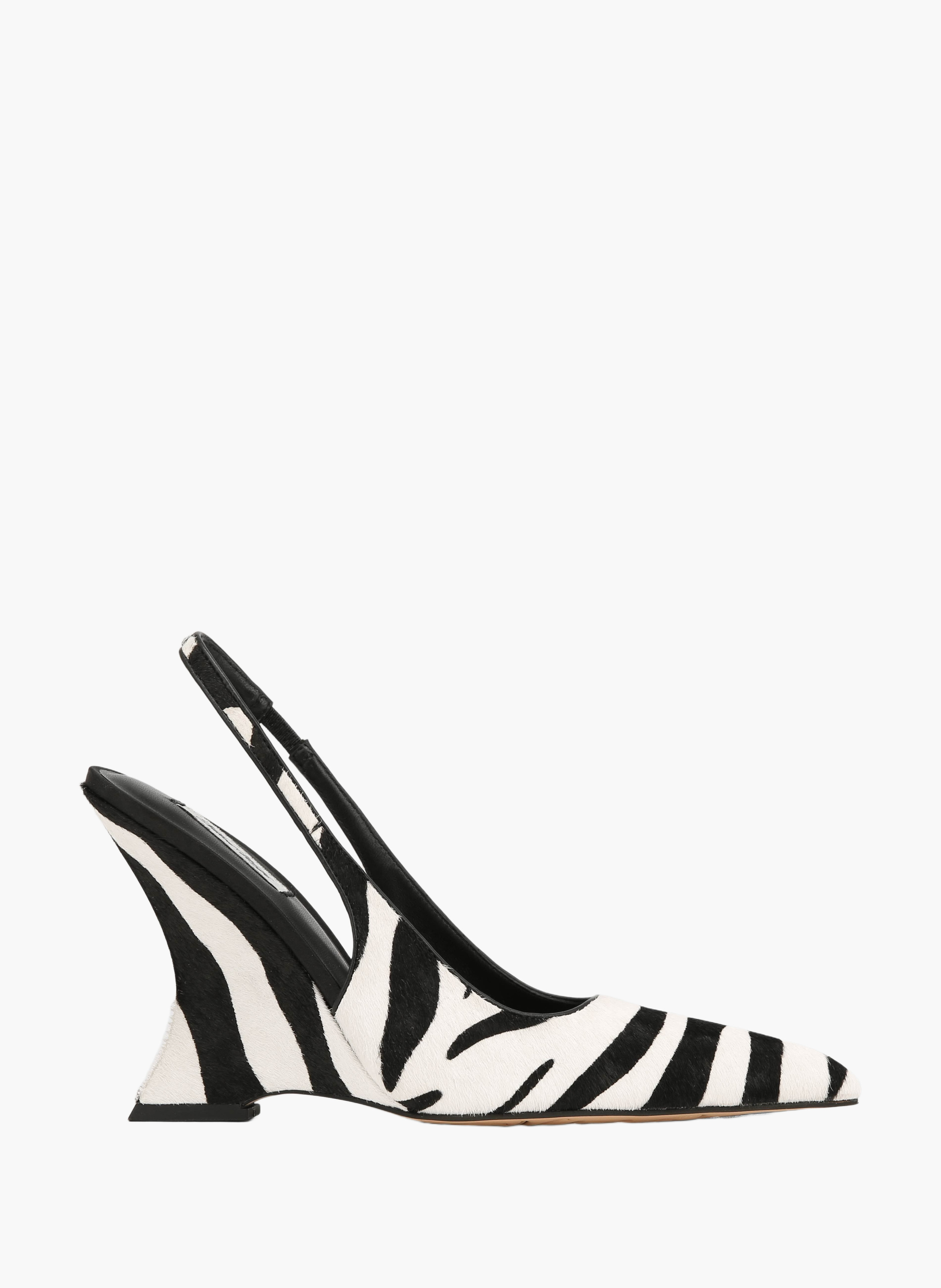 Chaussures à talons laguna en cuir poulain NAKED WOLFE Rayé