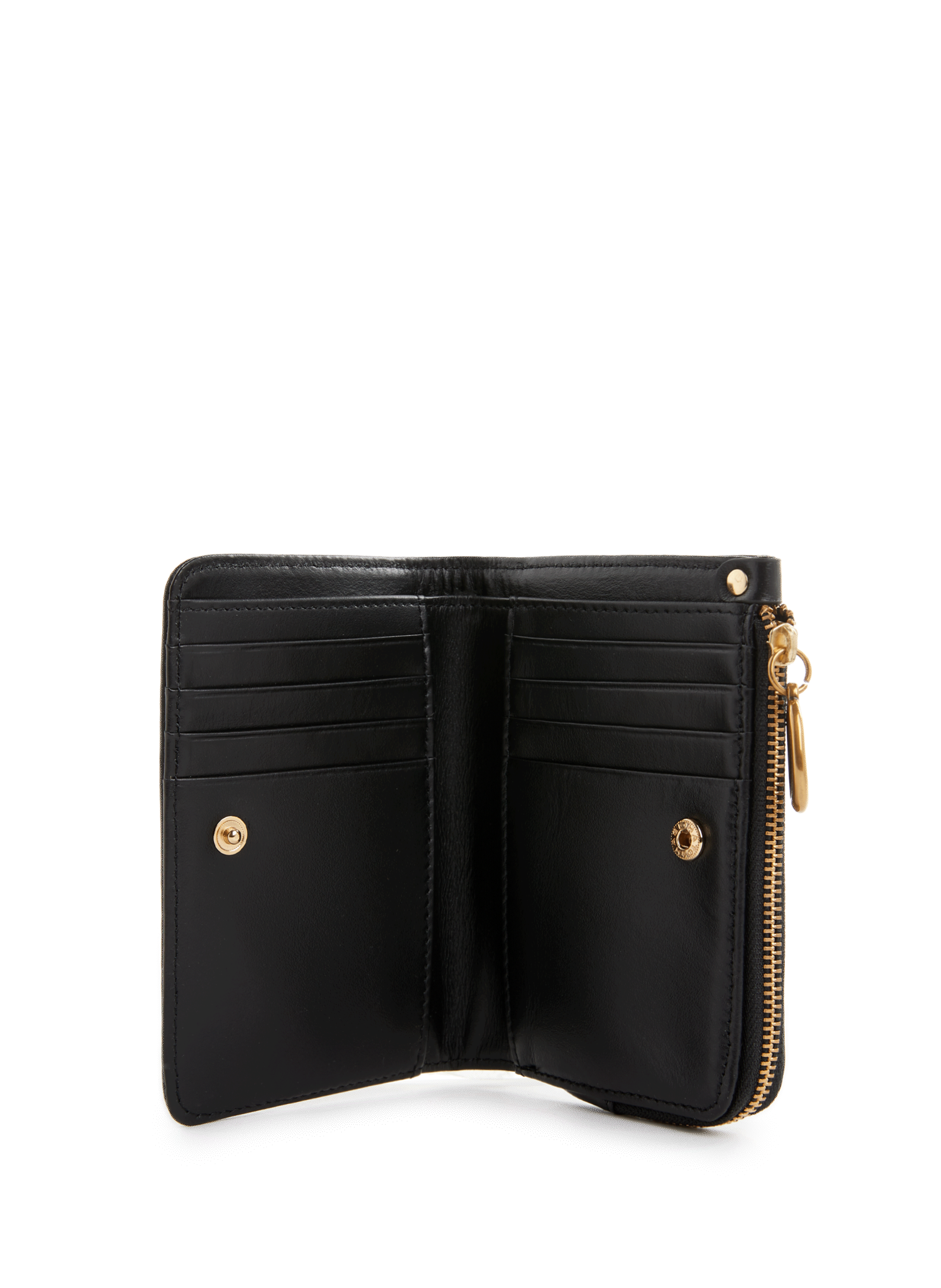 Iza leather wallet  NAT & NIN Black