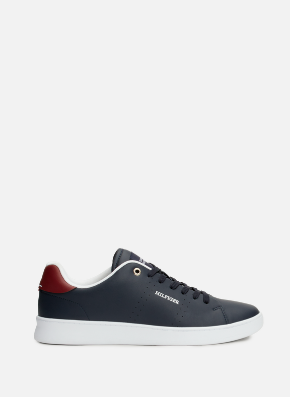 TOMMY HILFIGER Smooth leather sneakers Blue
