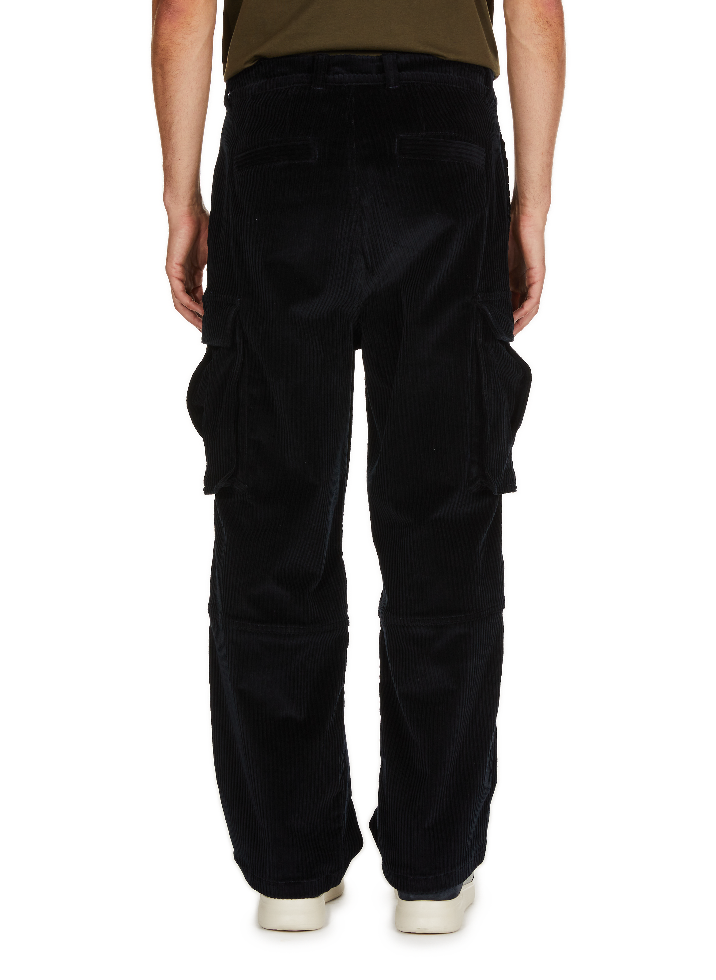 Corduroy cargo pants SAISON 1865 Blue