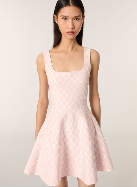 Robe courte imprimée Rose by MAJE MAJE Robe courte imprimée Rose