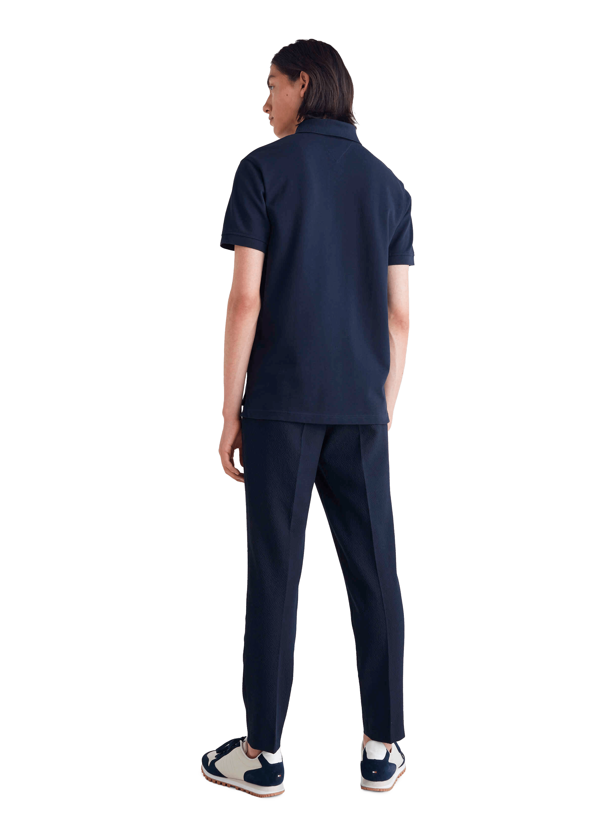 Organic cotton polo shirt TOMMY HILFIGER Blue