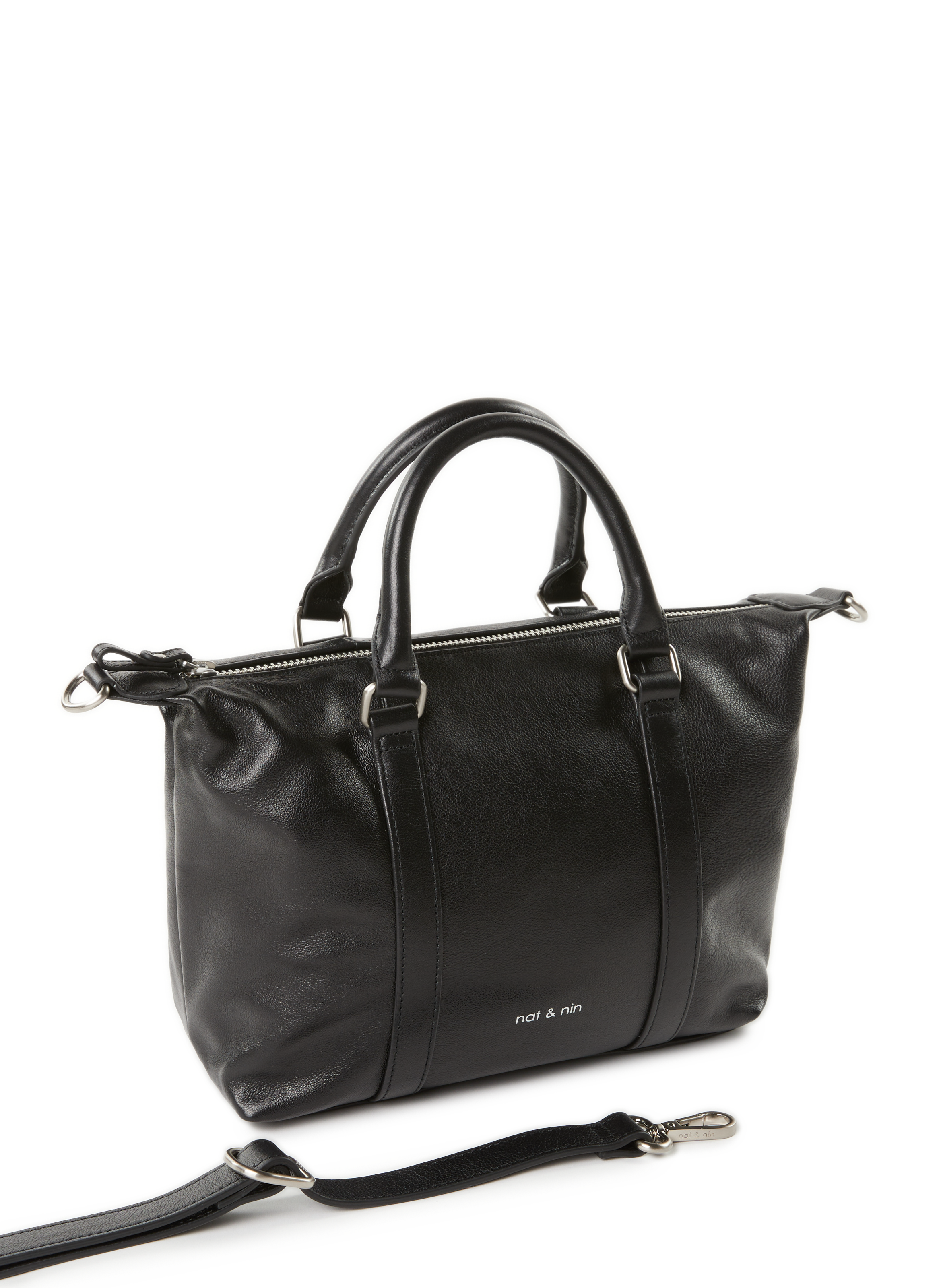 Mini sac à main Thylane NAT &amp; NIN Noir