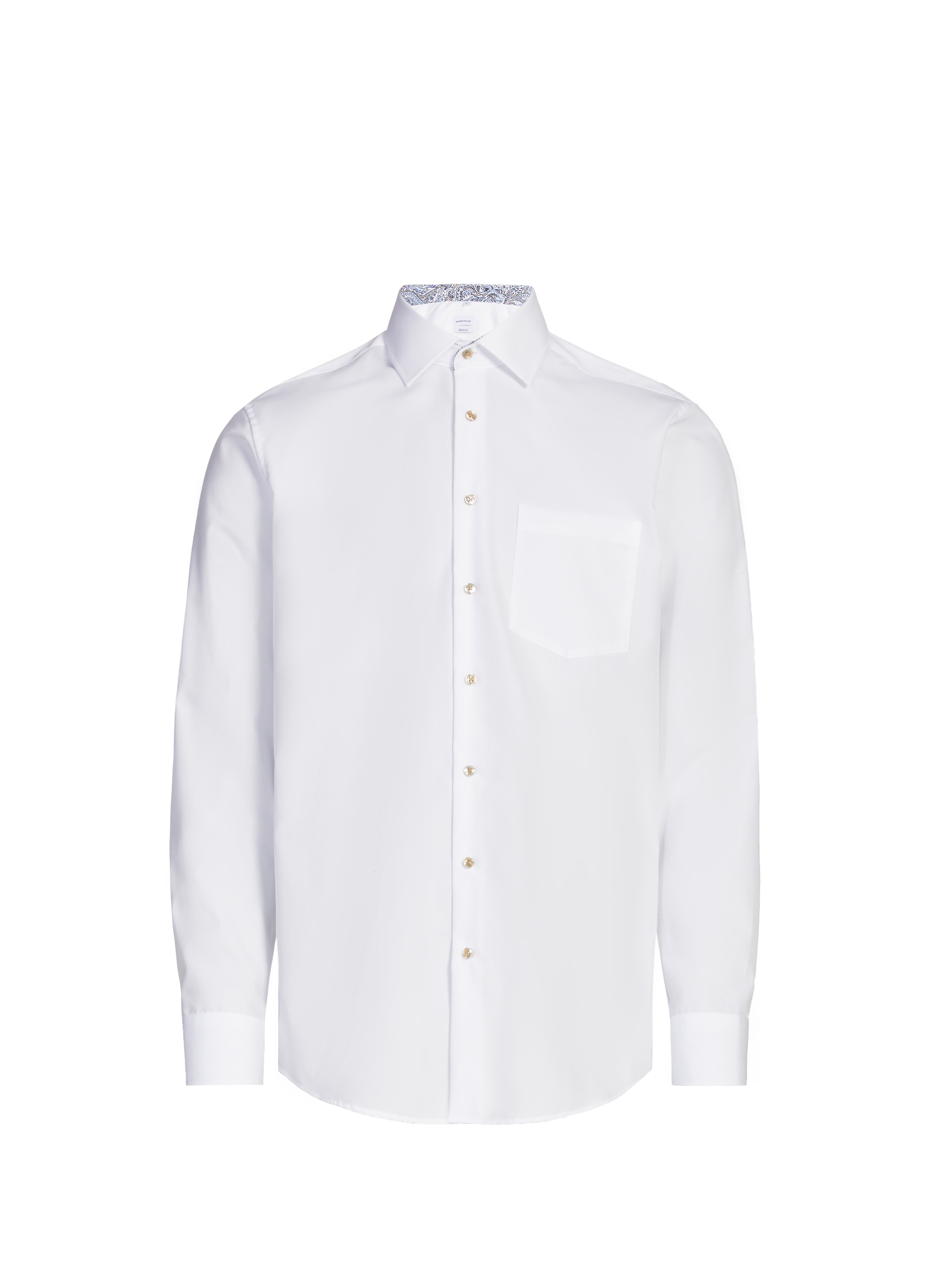 Cotton shirt SEIDENSTICKER White