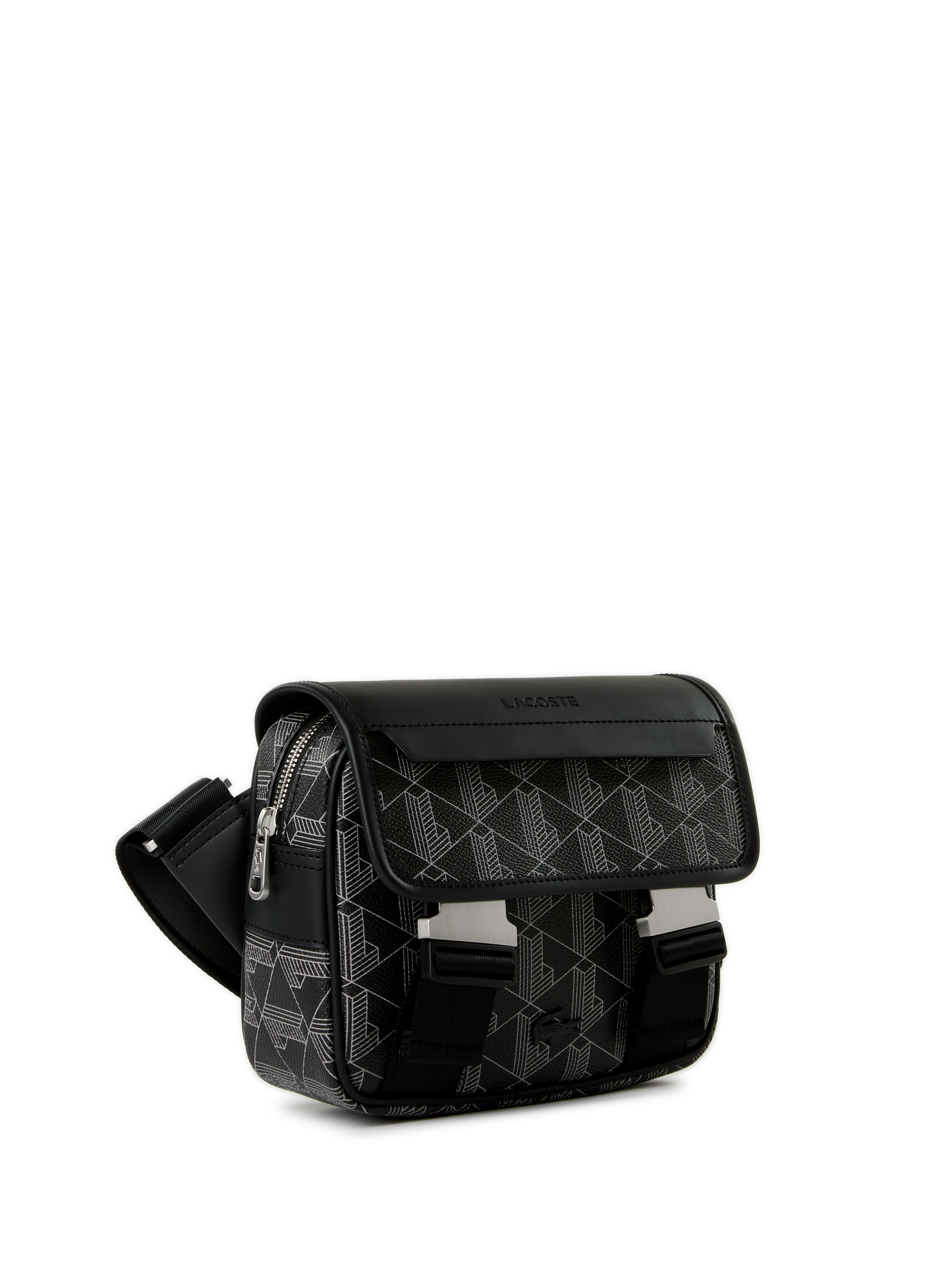 FLORAL QUILTED BAG LACOSTE Grey