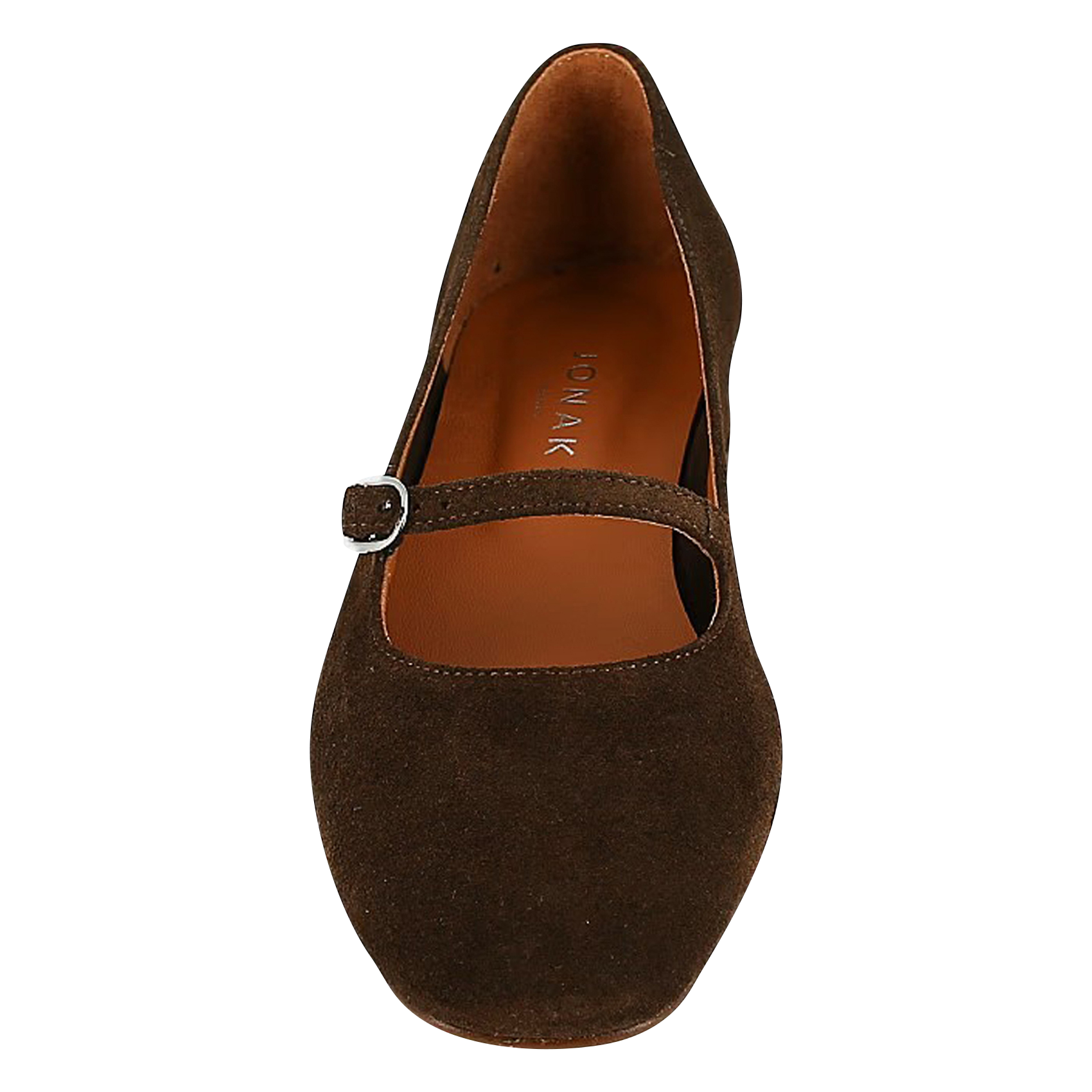 Babies en cuir div JONAK Marron