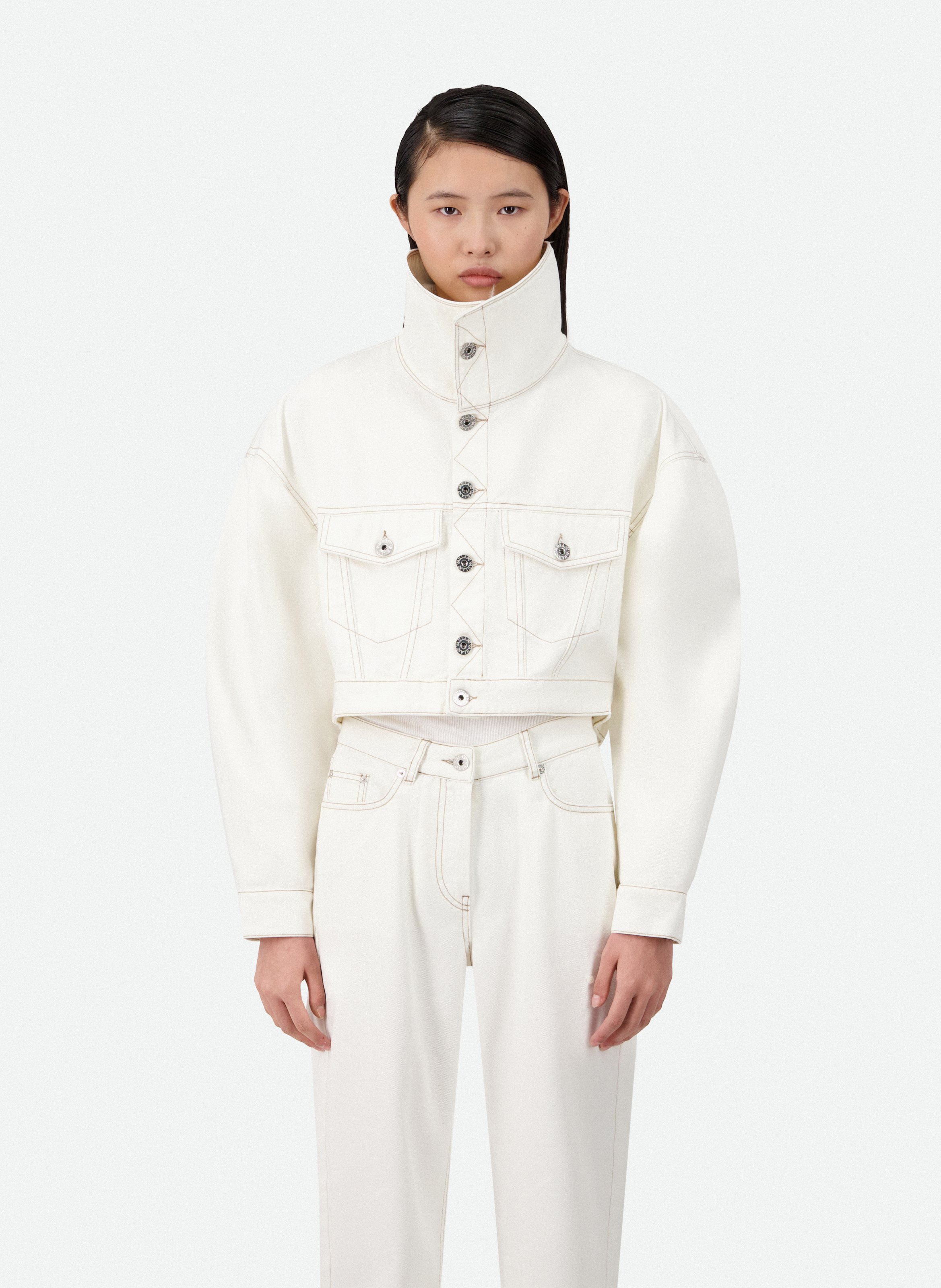 Veste en jean VAILLANT Blanc