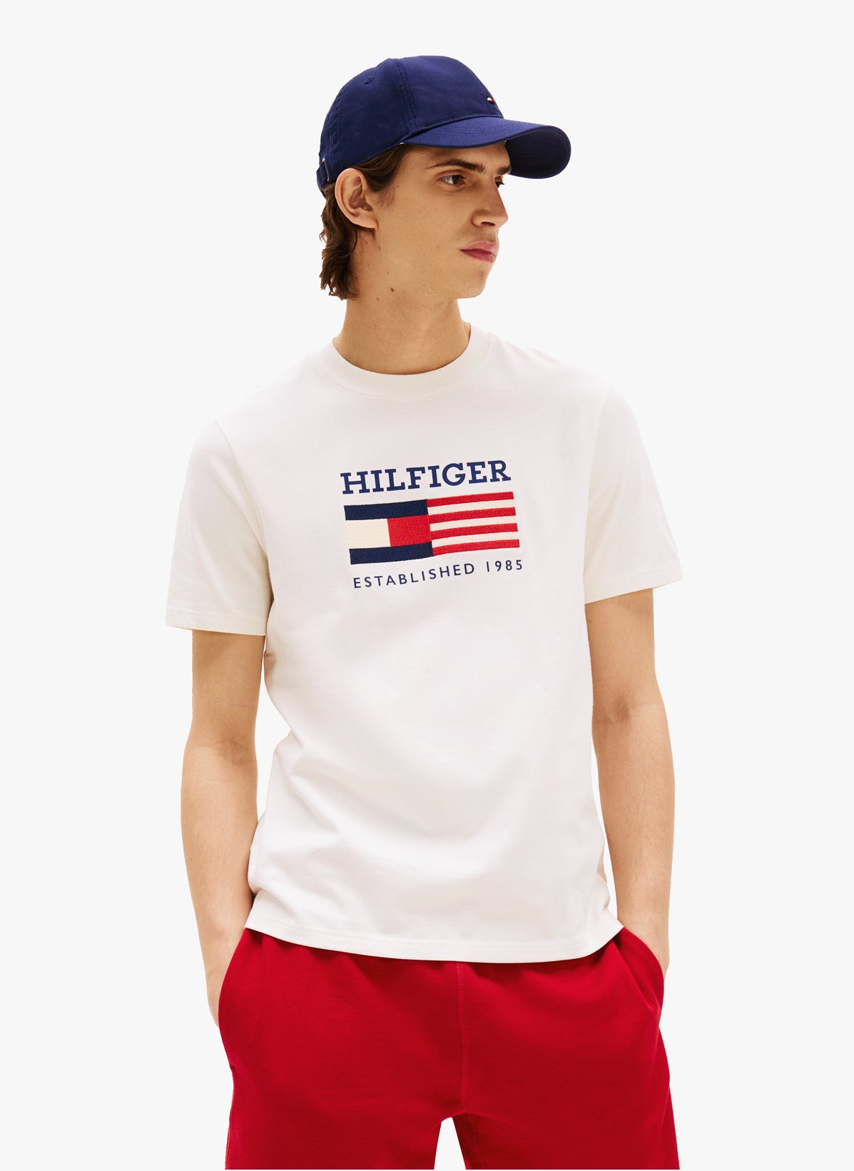 T-shirt en coton Beige XS Male