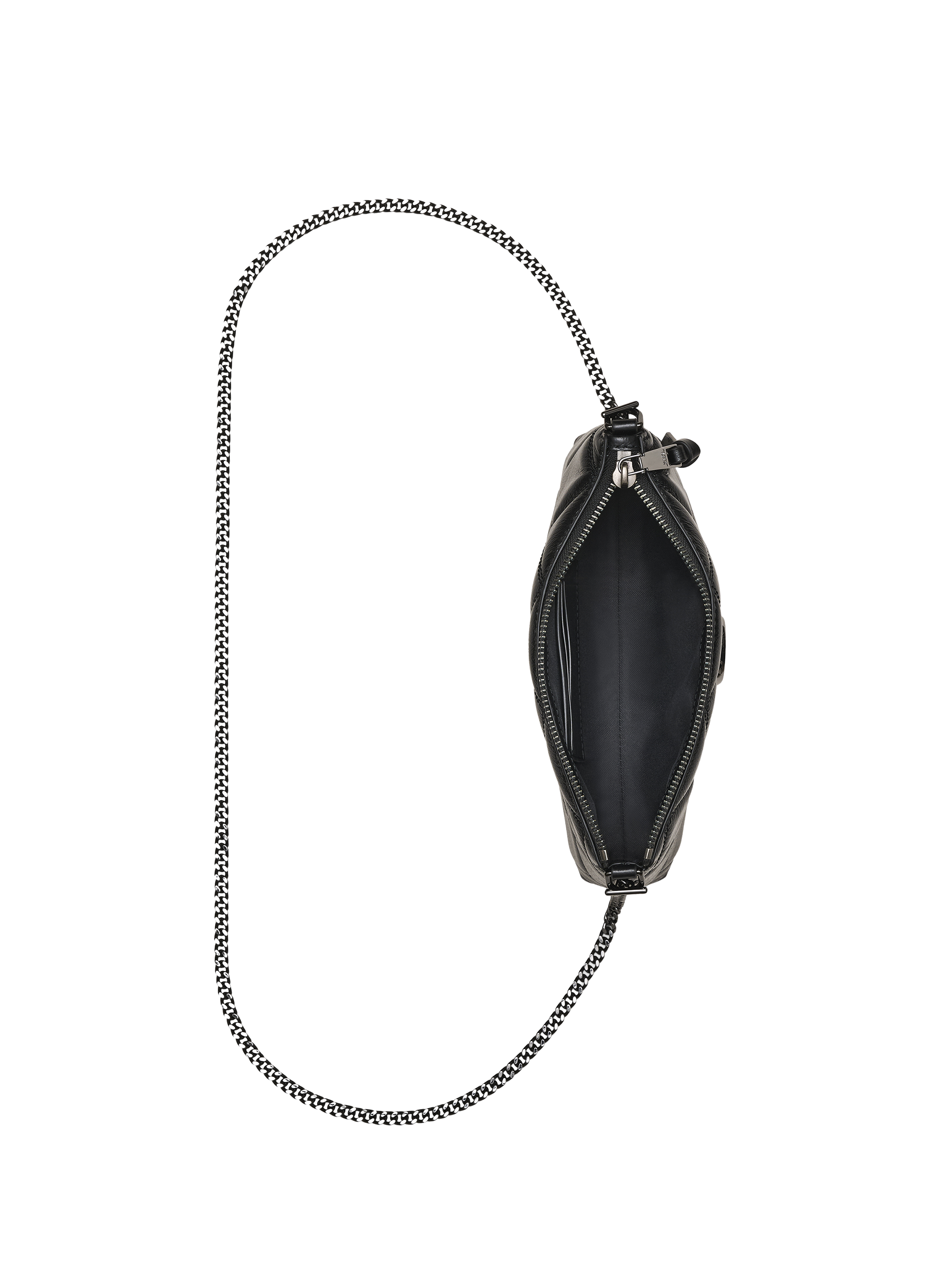 Sac à main matelassé The Pochette MARC JACOBS Noir