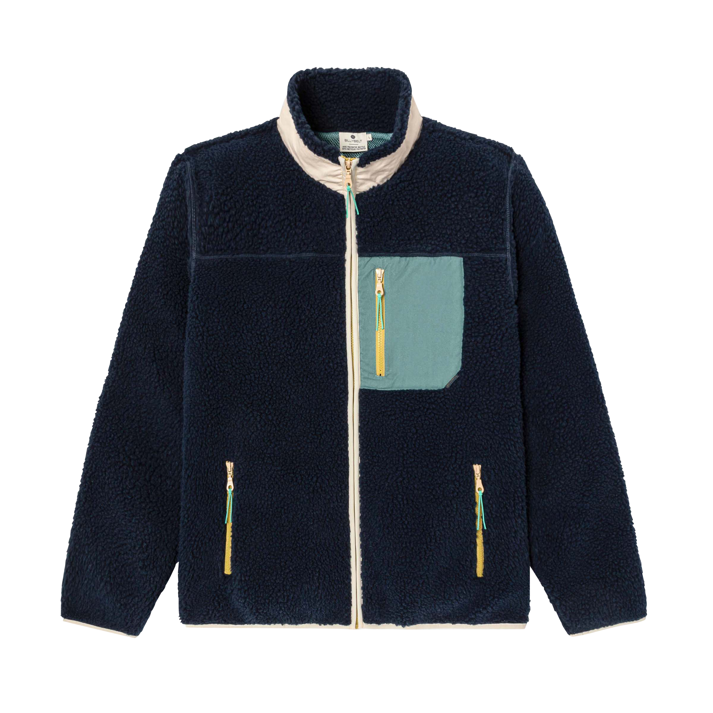 Veste sherpa zippée BILLYBELT Bleu