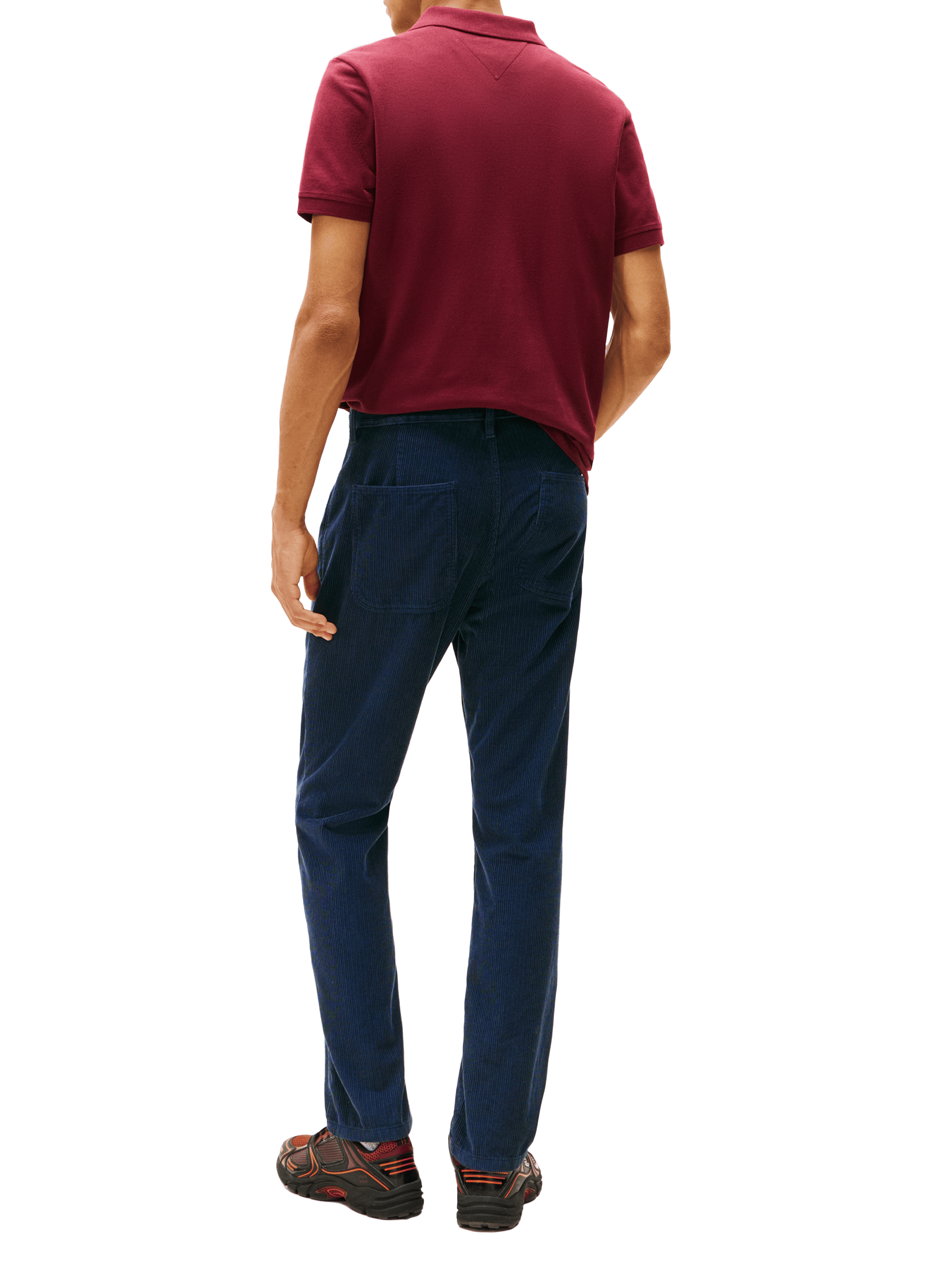 Velvet chino pants TOMMY HILFIGER Blue