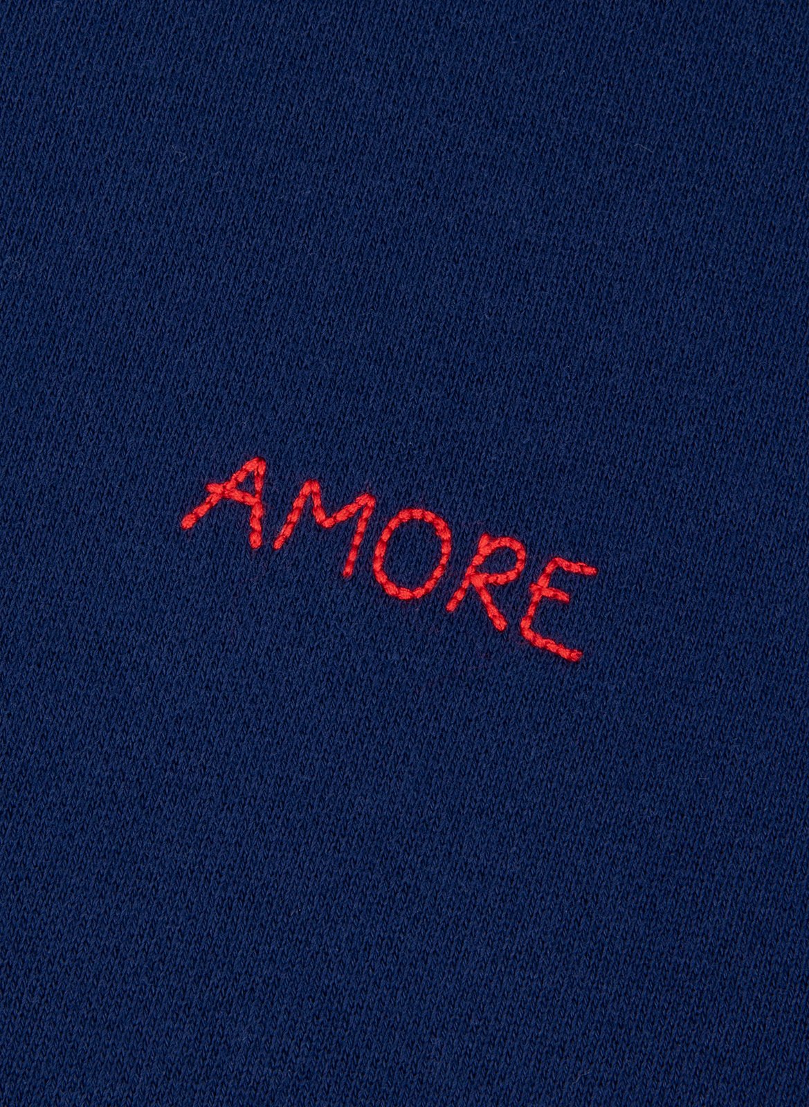 Sweat droit Ledru Amore en coton MAISON LABICHE Bleu