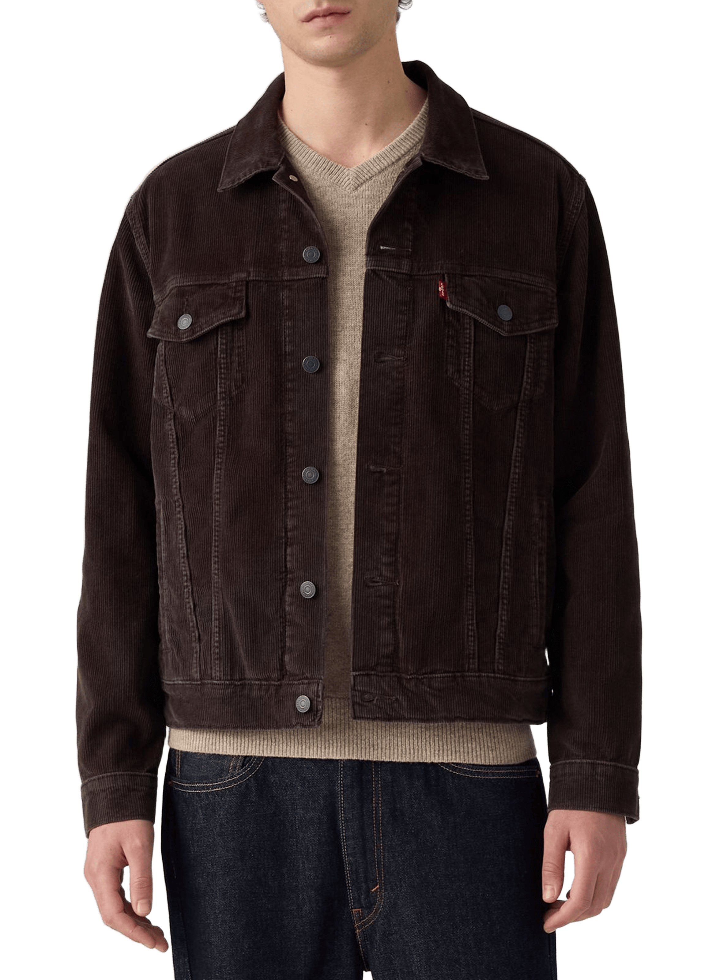 LEVI'S Trucker denim jacket Brown