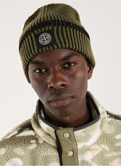 Bonnet en laine mélangée STONE ISLAND Bonnet en laine mélangée STONE ISLAND
