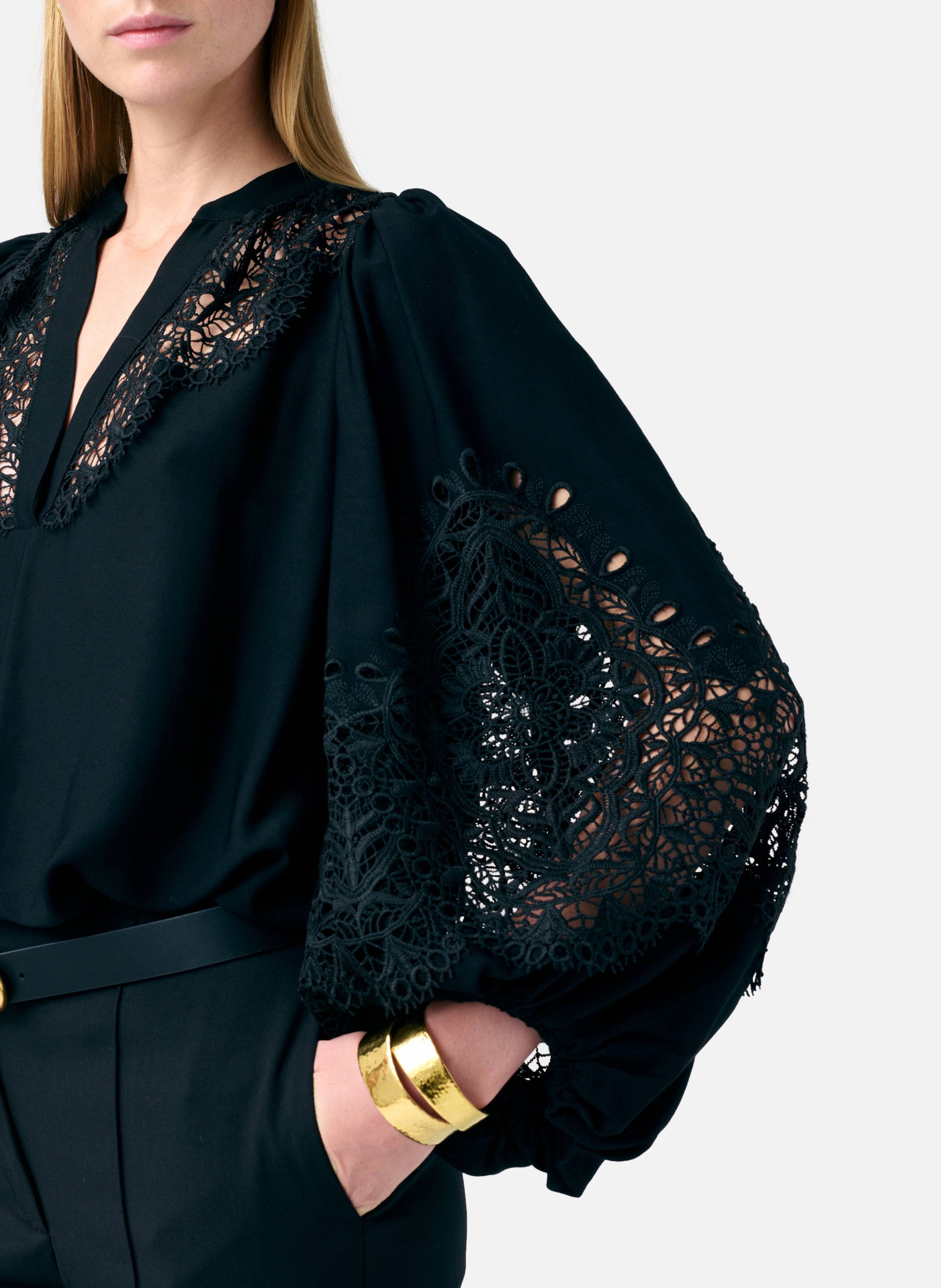 Blouse bell VANESSA BRUNO Noir